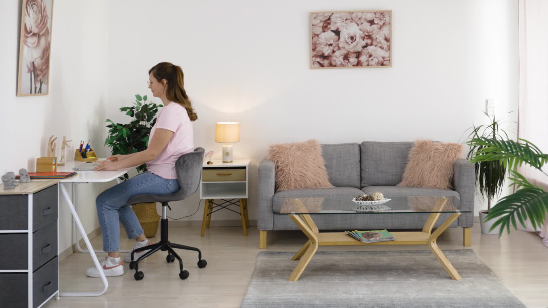 Relaxdays Schubladenorganizer aus Bambus, 4 Fächer, HxBxT: Produktbild-Vorschau 7
