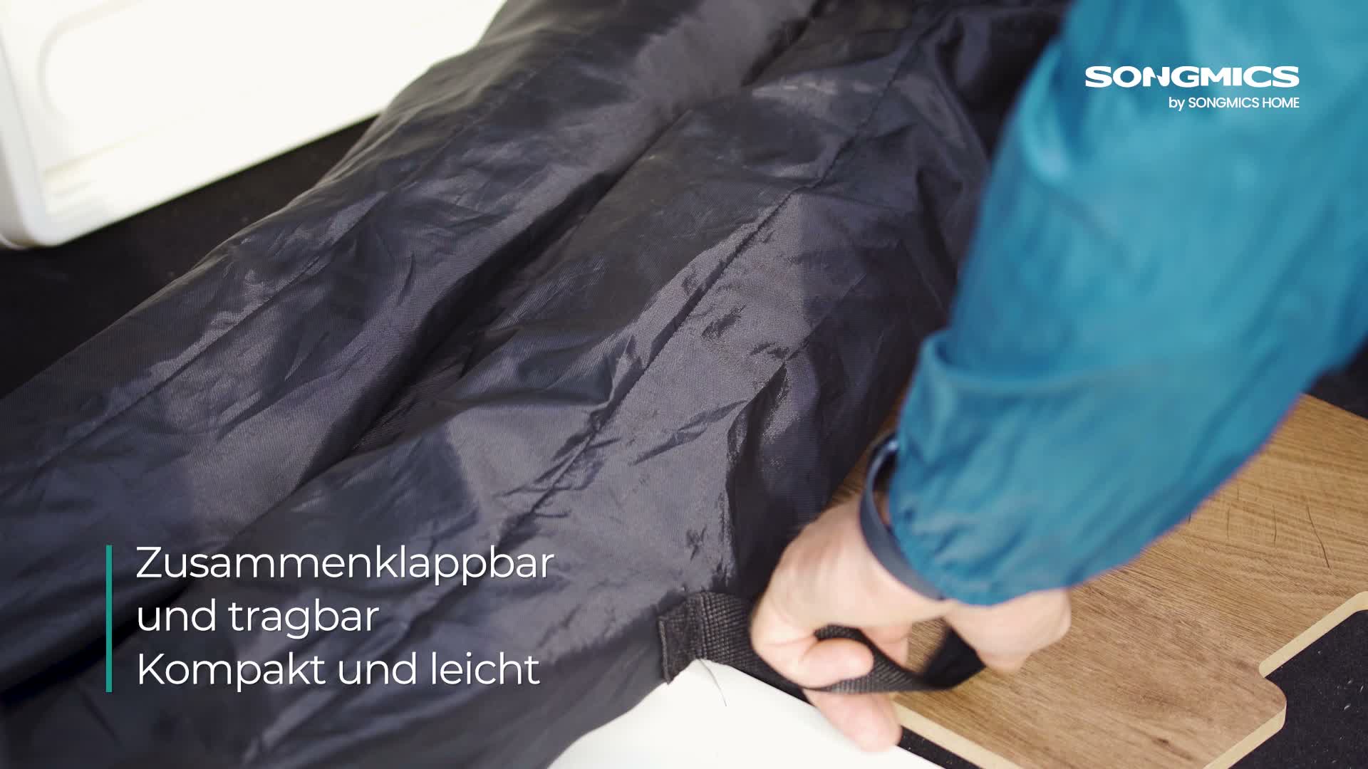 SONGMICS Campingstuhl klappbar Klappstühle 2er Set bis 120 Produktbild-Vorschau 7