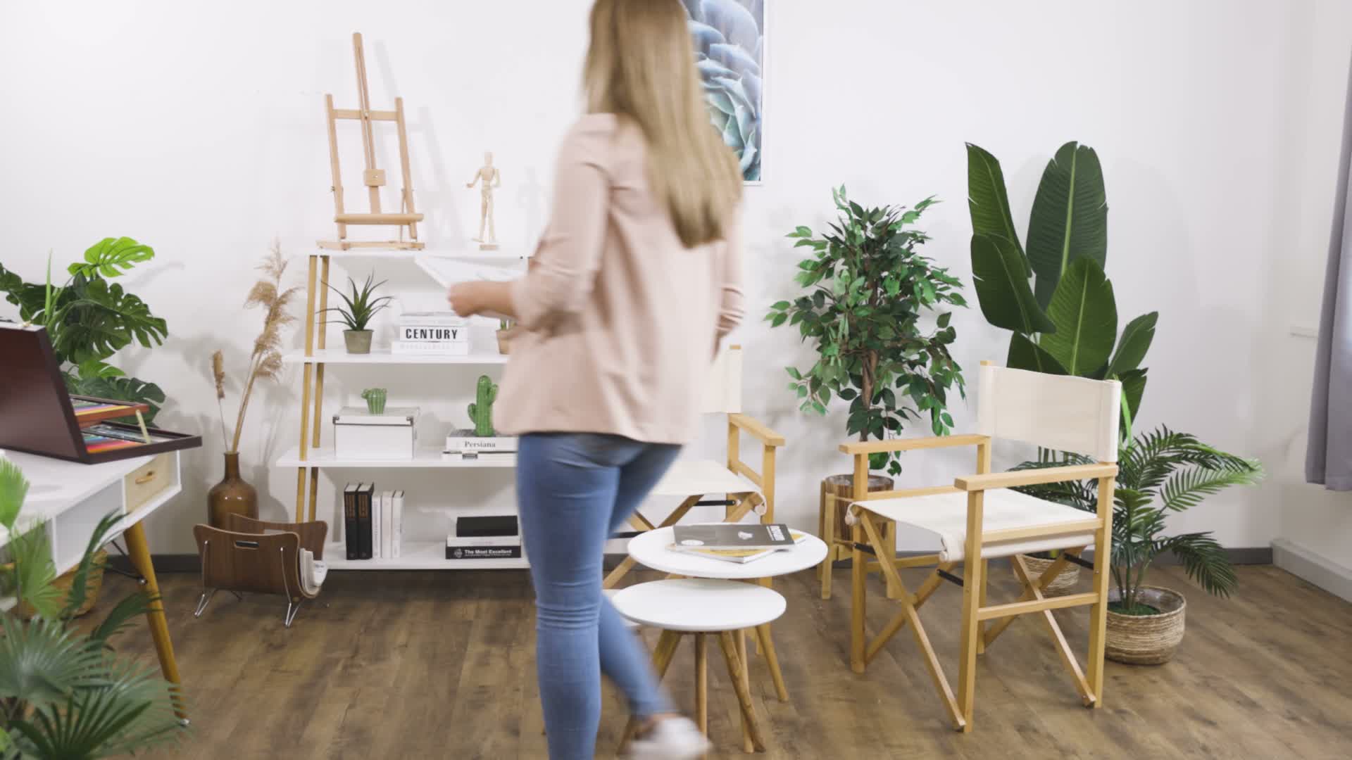 Relaxdays Tischstaffelei, neigbar, höhenverstellbar, bis Produktbild-Vorschau 7