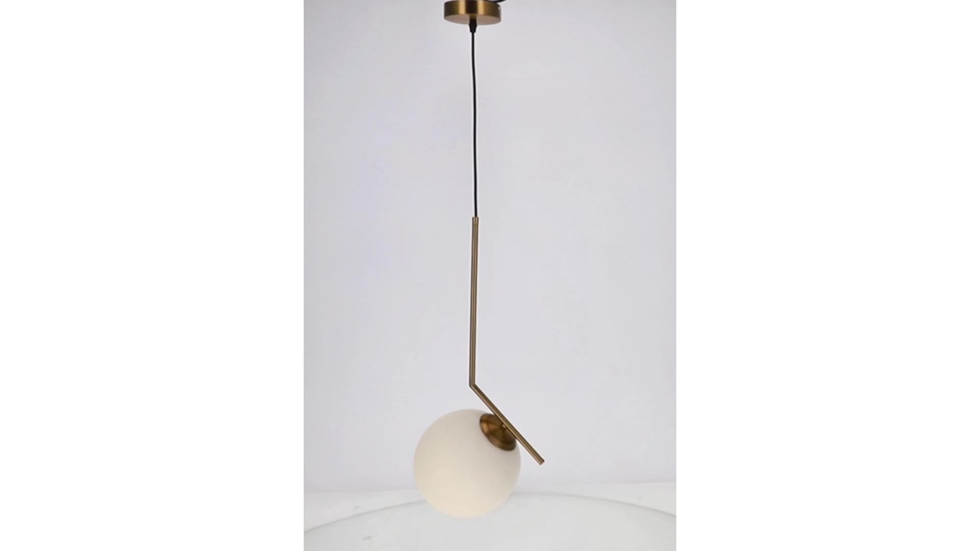 Lampa wisząca Lampa sufitowa PELOTA E27 białe złoto Podgląd zdjęcia produktu 7