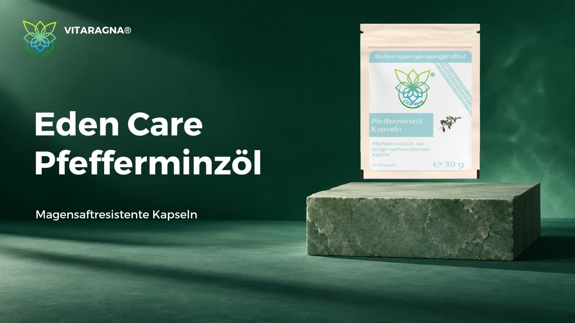VITARAGNA Eden Care Pfefferminzöl 60 Kapseln Produktbild-Vorschau 7