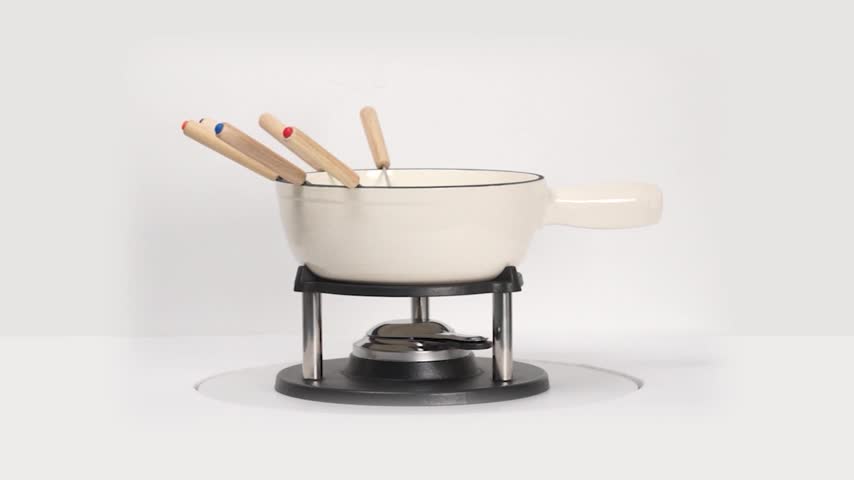 BBQ-Toro 9-teiliges Gusseisen Fondue Set für 6 Personen, 2 Produktbild-Vorschau 7