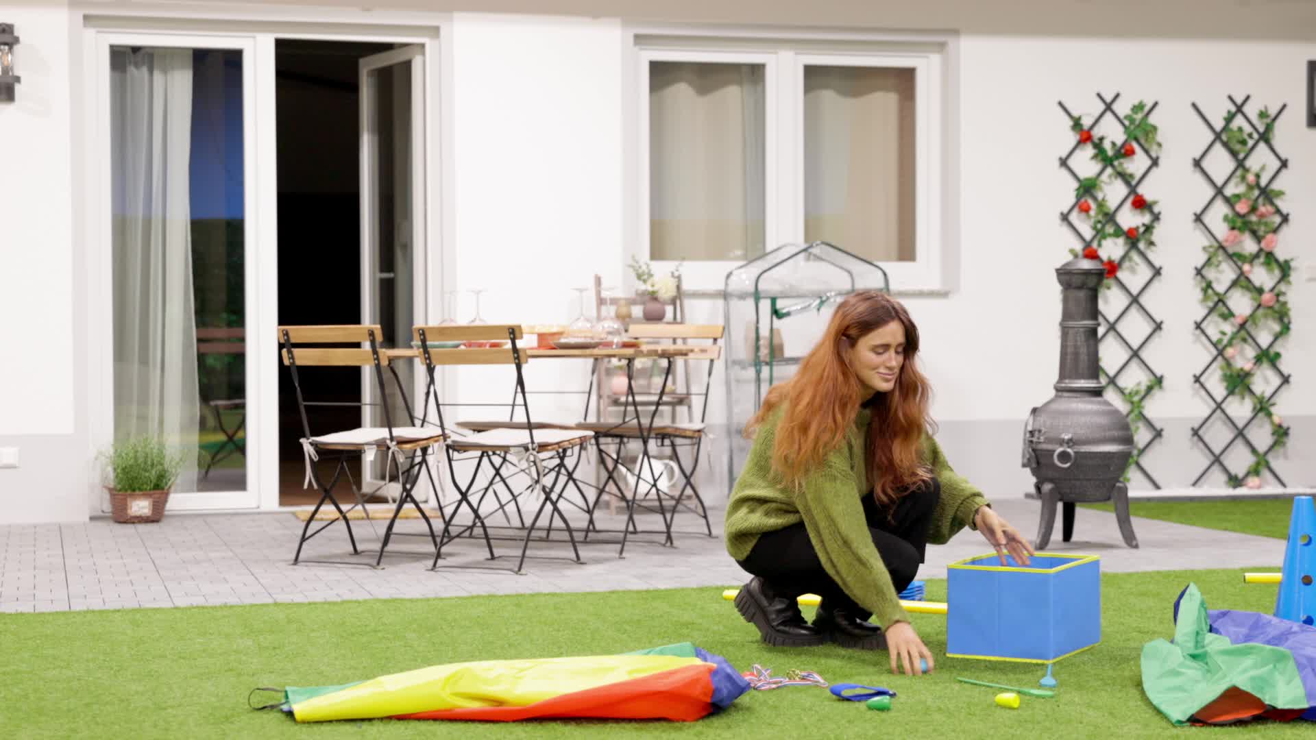 Relaxdays Outdoor Spiele für Kinder, Sackhüpfen, Eierlauf, Produktbild-Vorschau 7