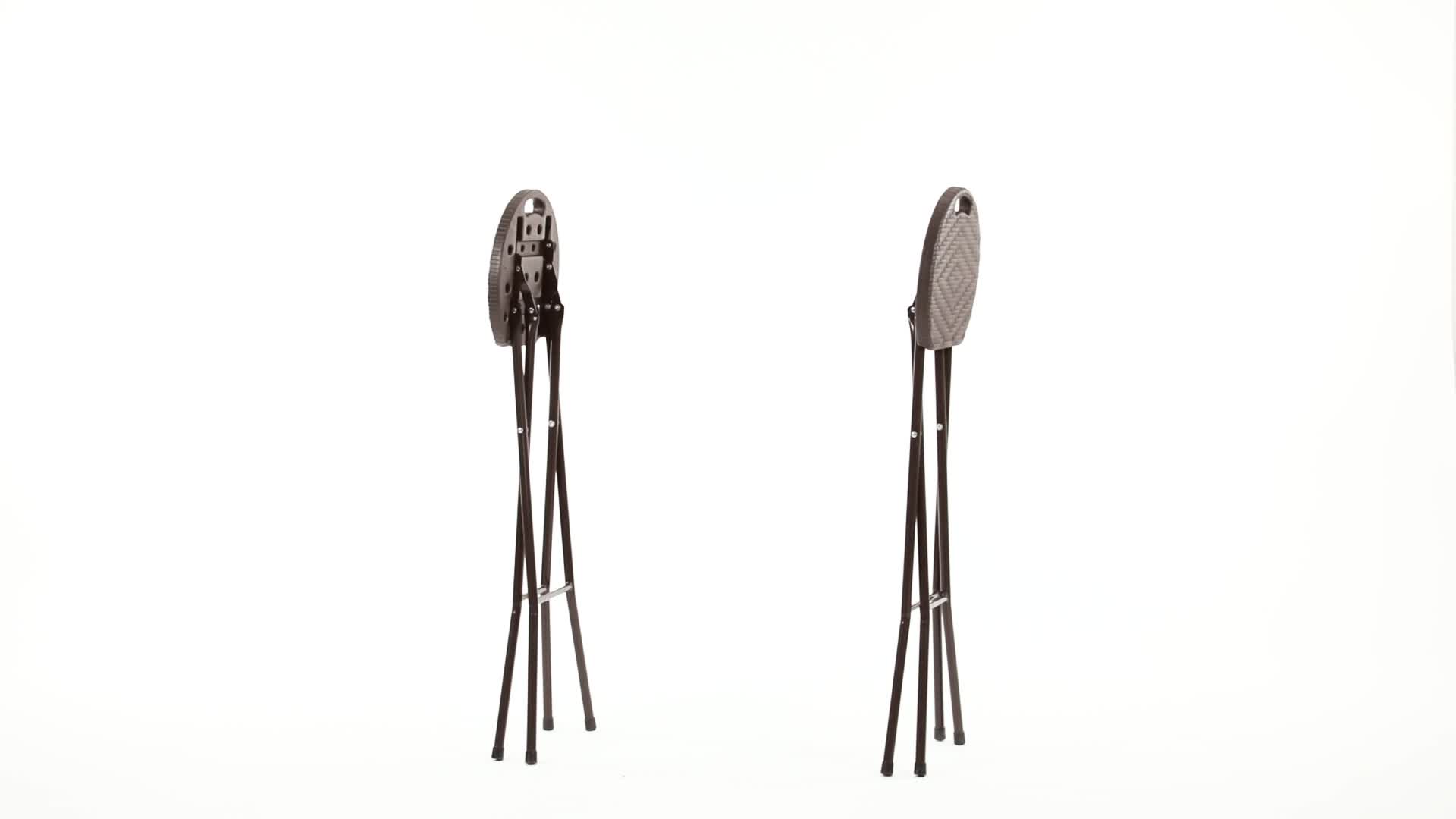 Relaxdays Barhocker klappbar BASTIAN 2er Set weiss, Produktbild-Vorschau 7