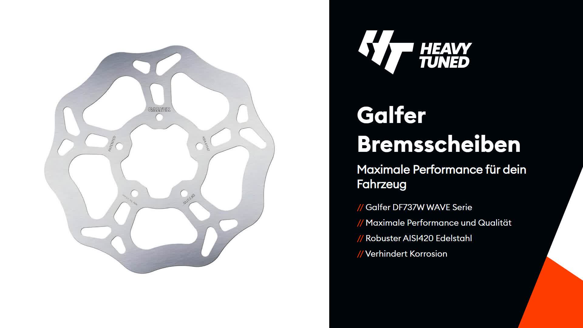 GALFER Hinterradbremsscheibe Ø 220 mm 5 Löcher Produktbild-Vorschau 5