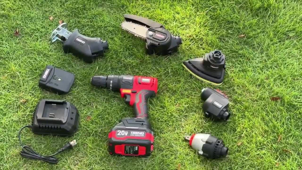 TEENO 8-in-1 Akku-Multifunktionswerkzeug, Akku Produktbild-Vorschau 7