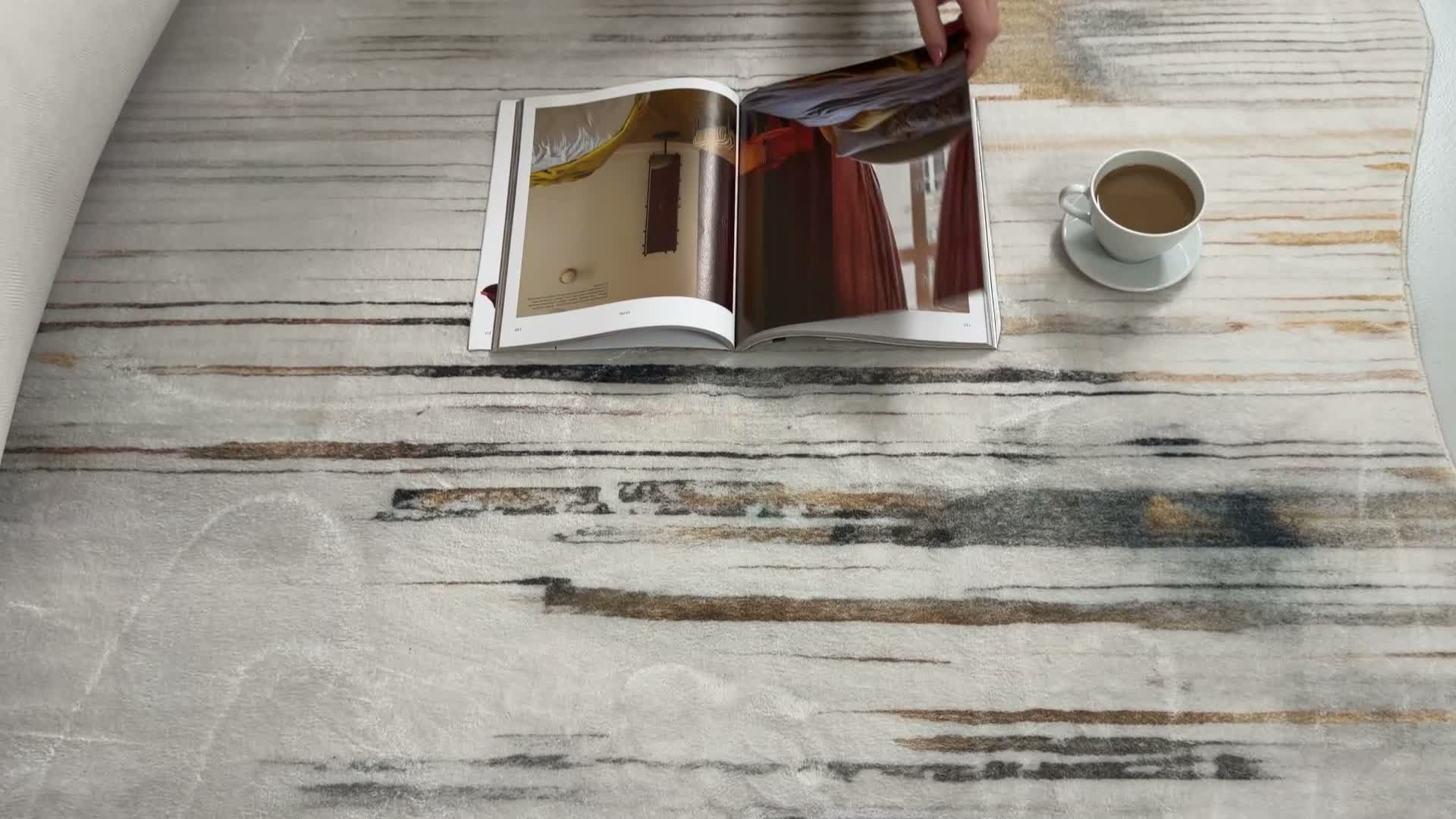 Mazovia Tapis Moderne, Abstrait - Arona Grave - beige, Voir les images du produit 7