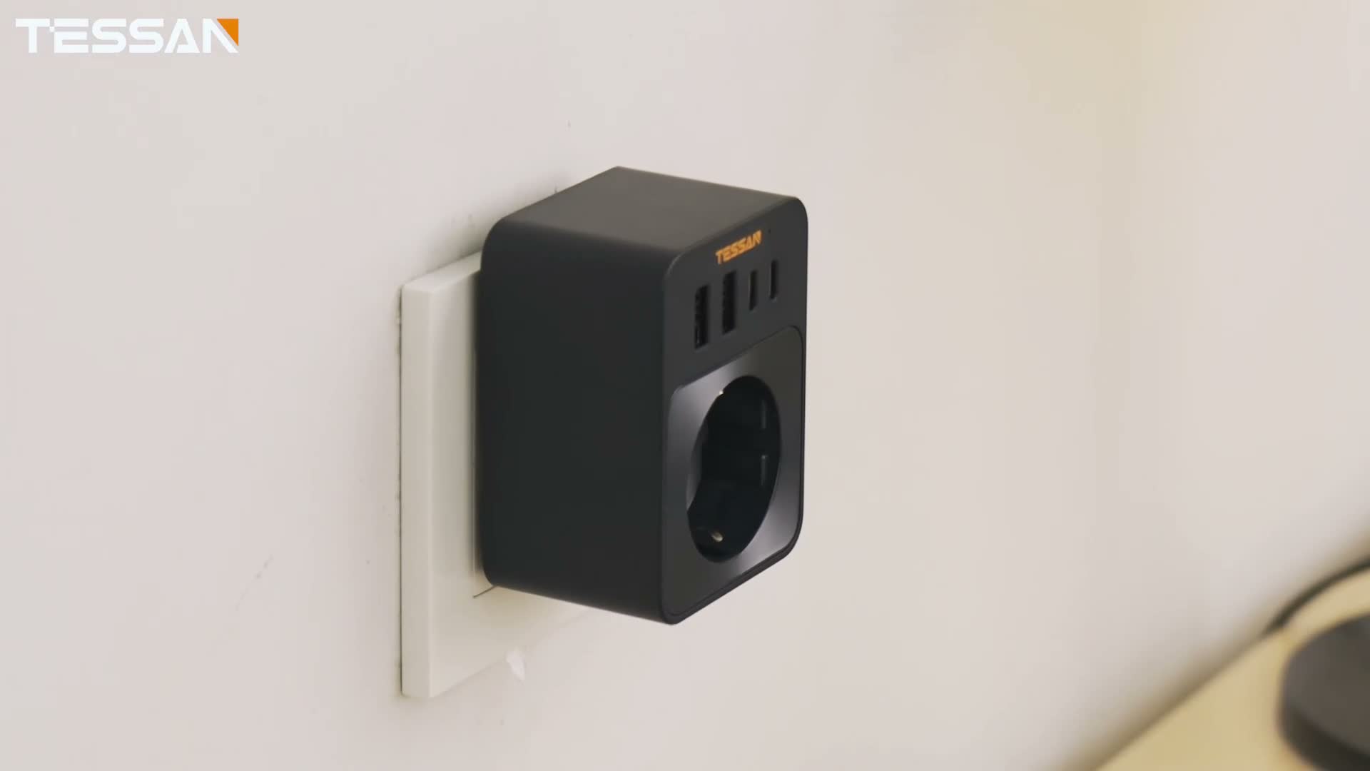 TESSAN Steckdose Schutzadapter 3600W mit 2 USB-C und 2 Produktbild-Vorschau 7