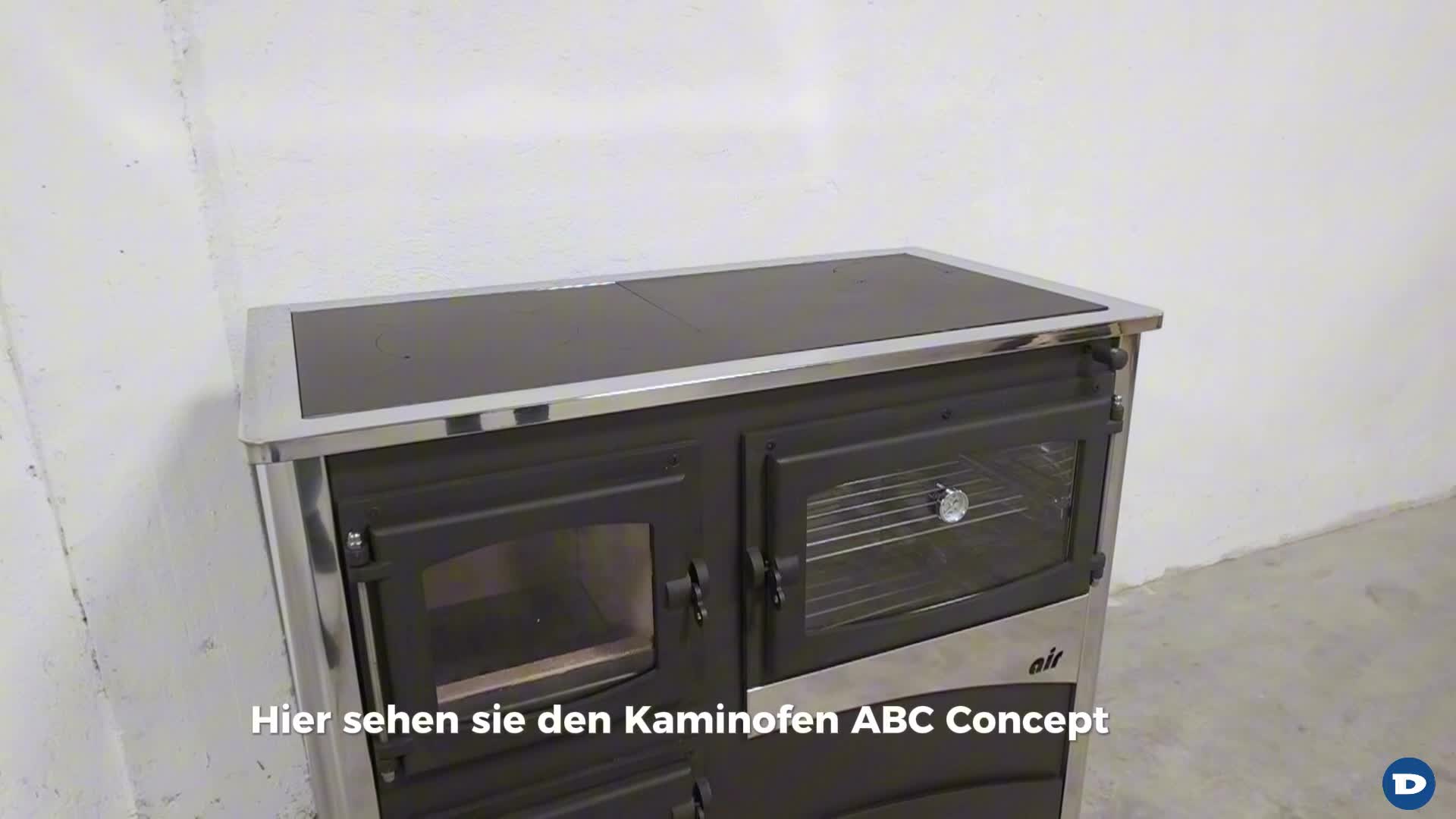Kaminofen mit Backfach und Herdplatte ABC Concept 2 Air Produktbild-Vorschau 7