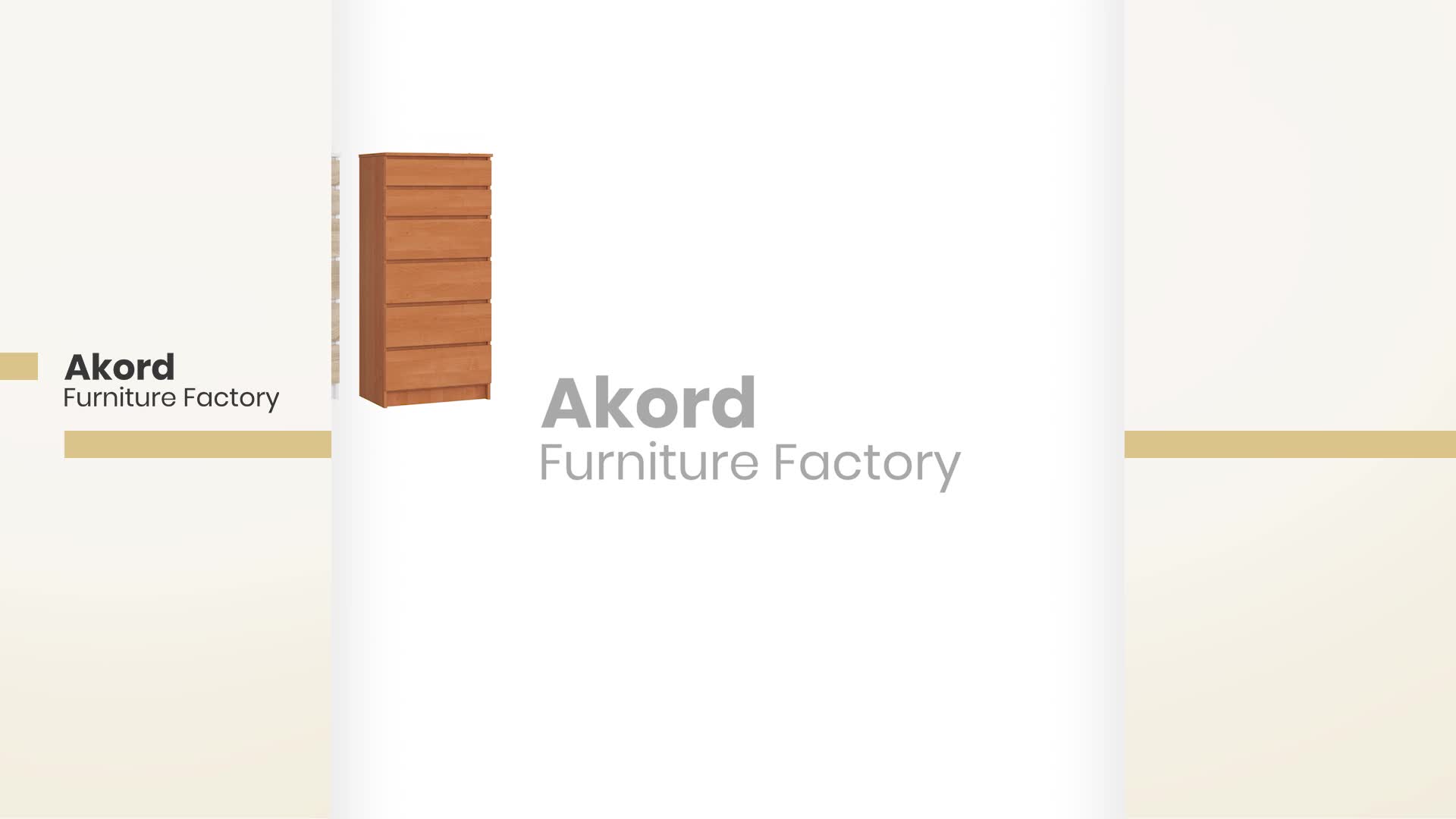 Akord Kommode 6 Schubladen Wenge 60X40X130 Cm Produktbild-Vorschau 7