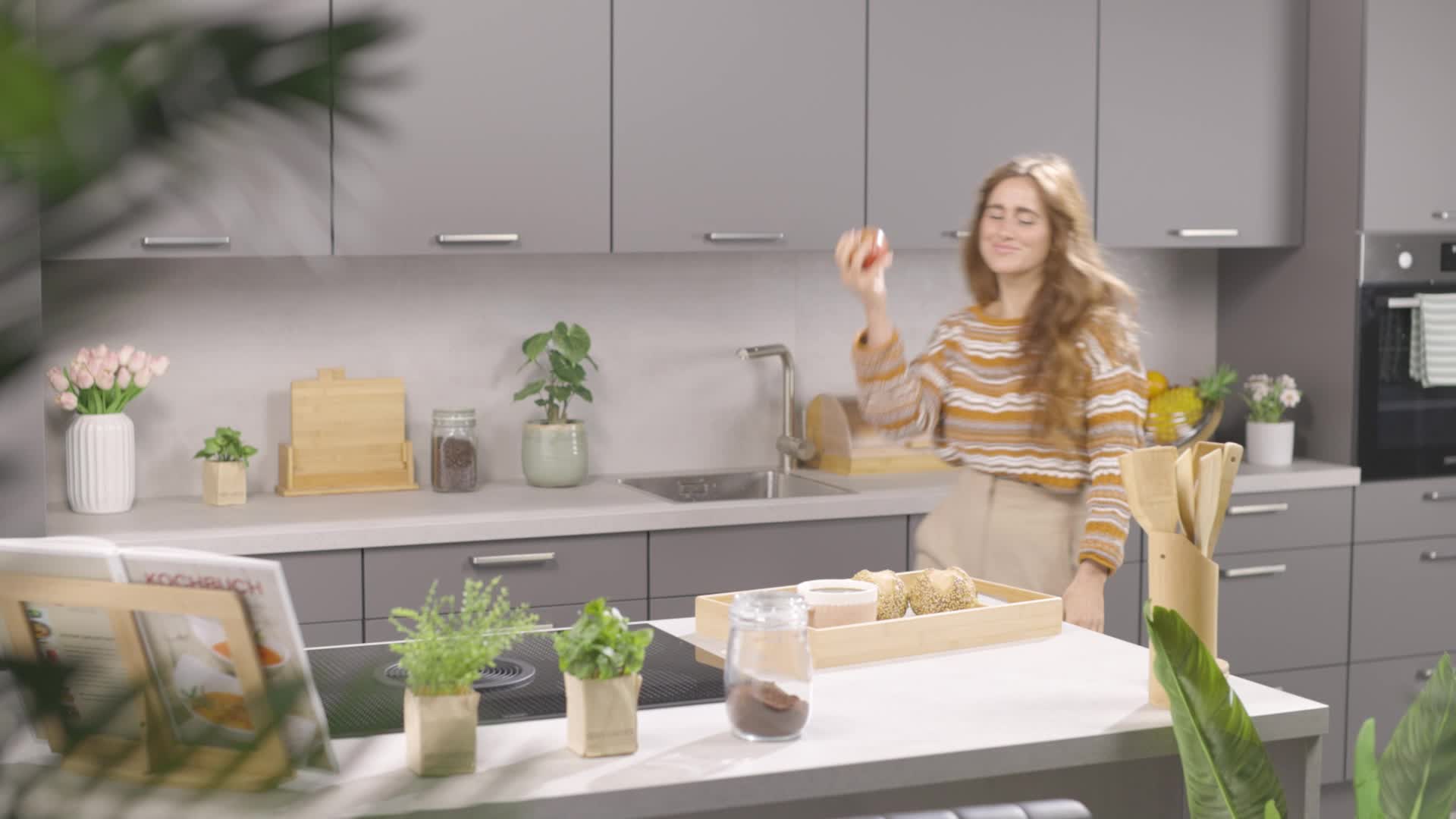 Relaxdays Besteckkasten, 6 Fächer, Bambus, Schubladenkasten Produktbild-Vorschau 7