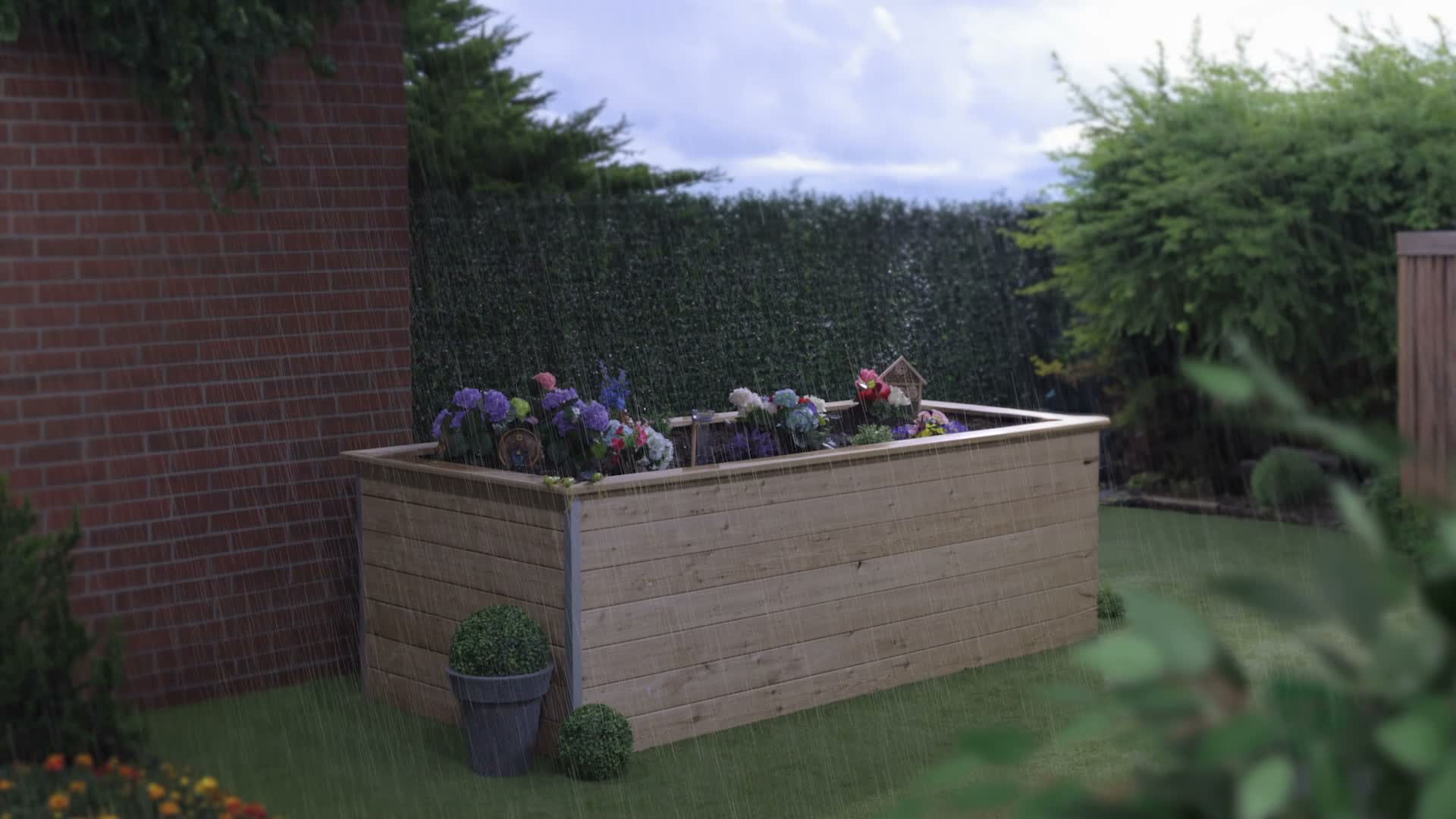 relaxdays 2er Set Regenmesser mit Halterung Produktbild-Vorschau 7