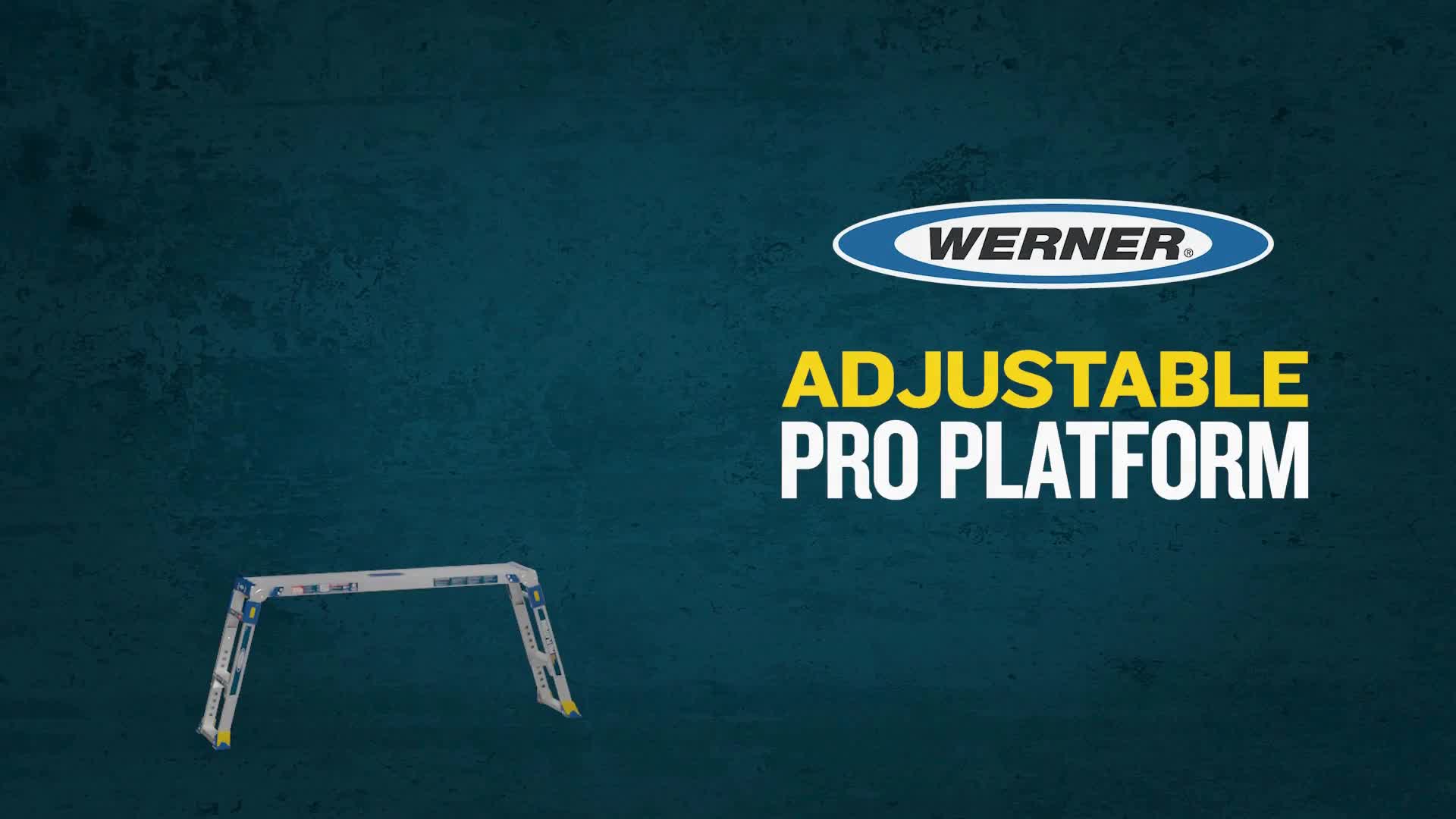 Werner 79023 Verstellbare Pro Arbeitsbühne Work & Access, Produktbild-Vorschau 7