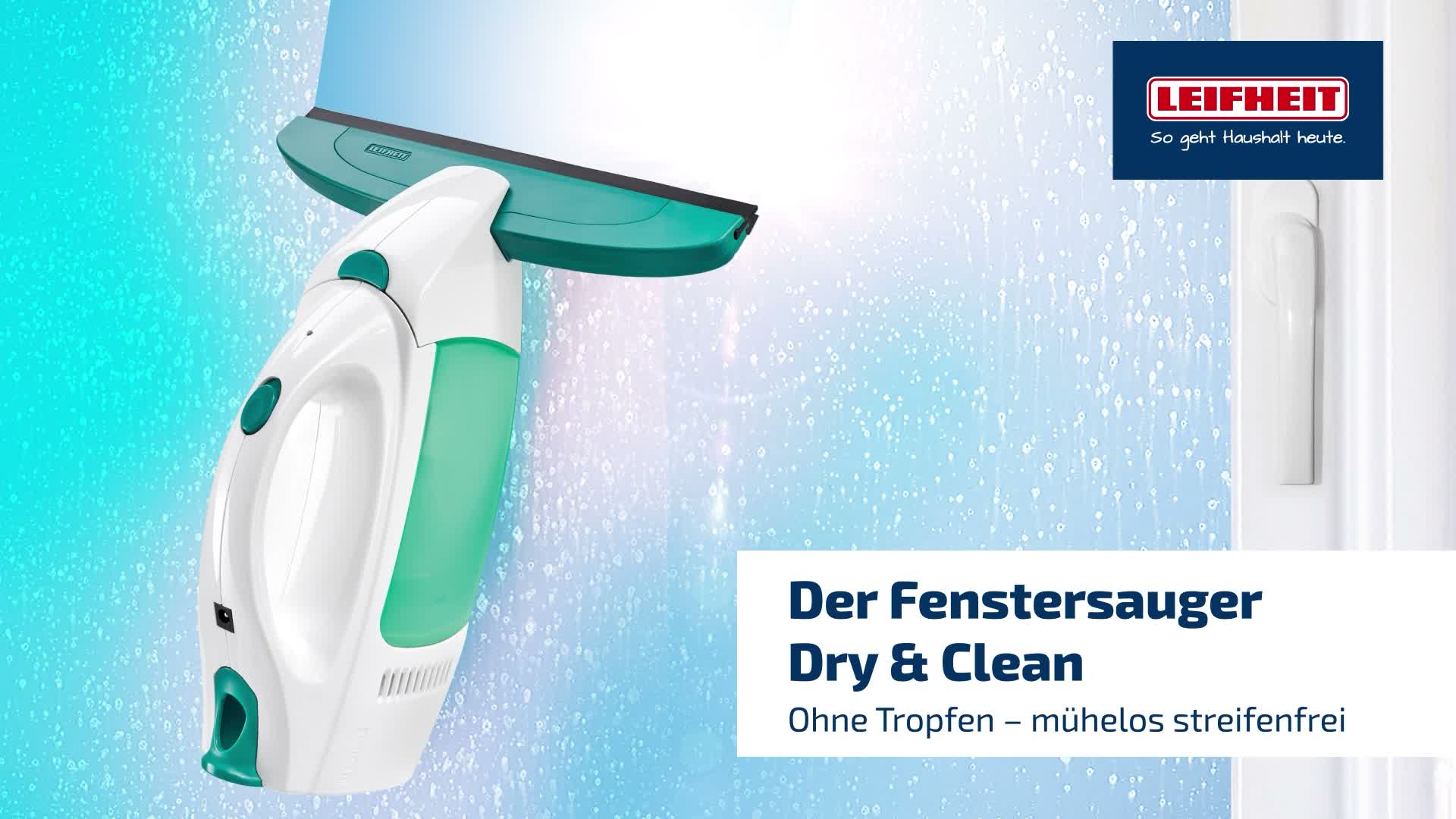 Leifheit Set Fenstersauger Dry & Clean mit Stiel, Produktbild-Vorschau 7