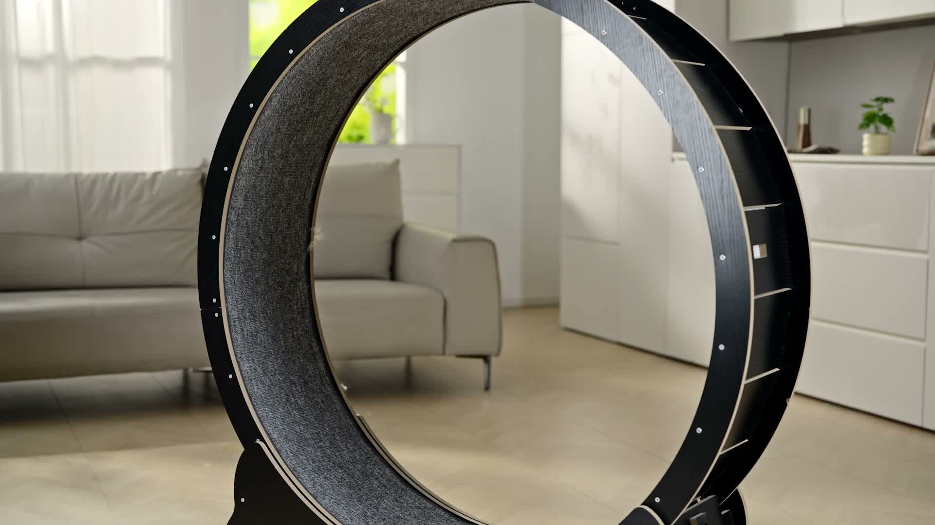 SucceBuy Laufrad für Katzen aus Holz, 109 cm groß, für Produktbild-Vorschau 7