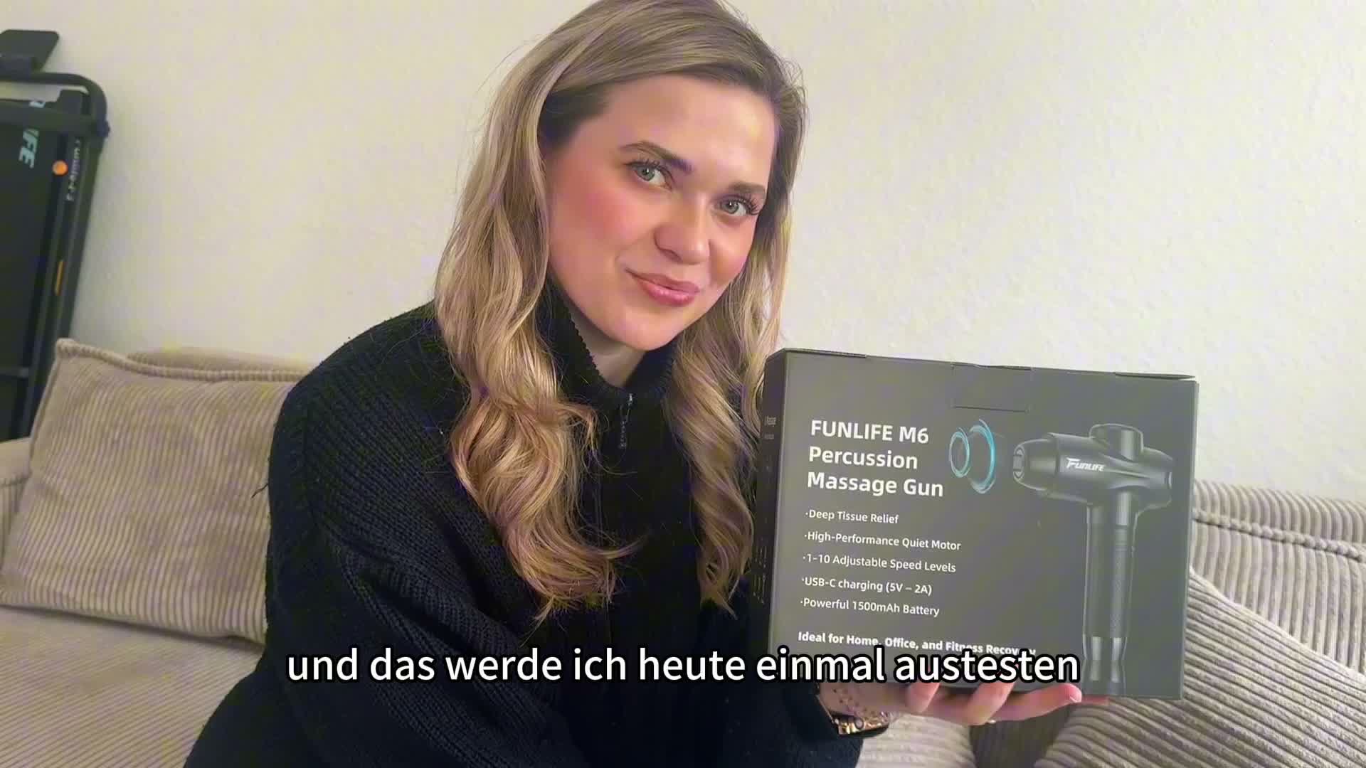 FunLife M6 massagepistool & fasciepistool – 12 mm Productafbeelding-voorbeeld 7