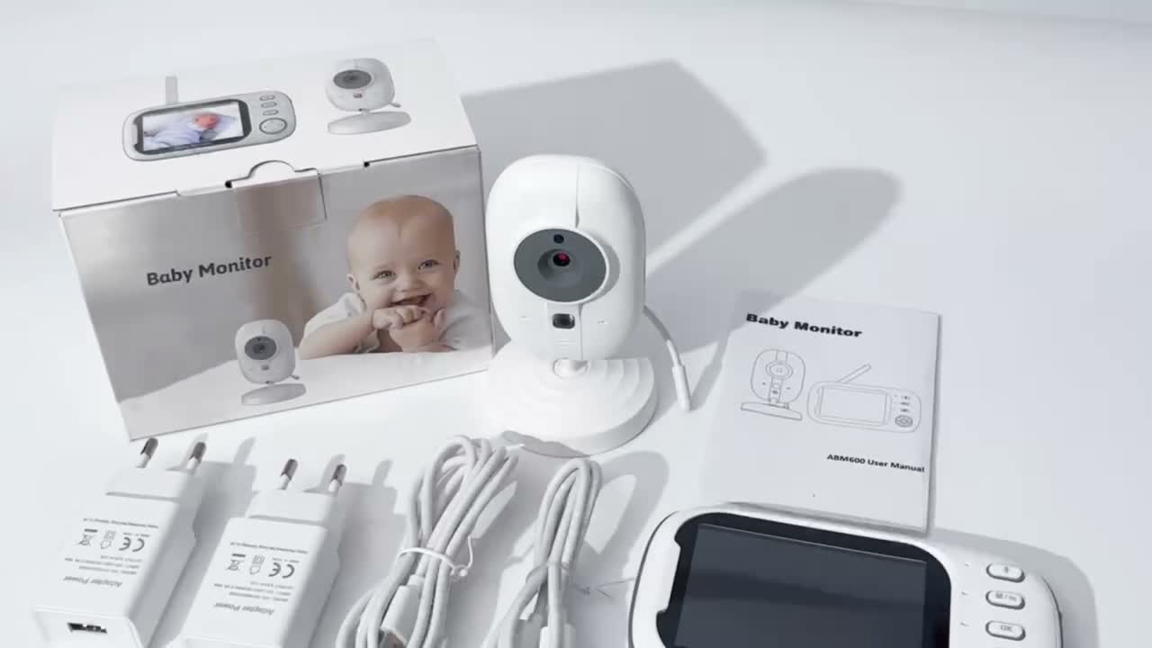 Babyphone mit Kamera 3,5 Zoll Monitor, FHSS Video Babyphone Produktbild-Vorschau 6