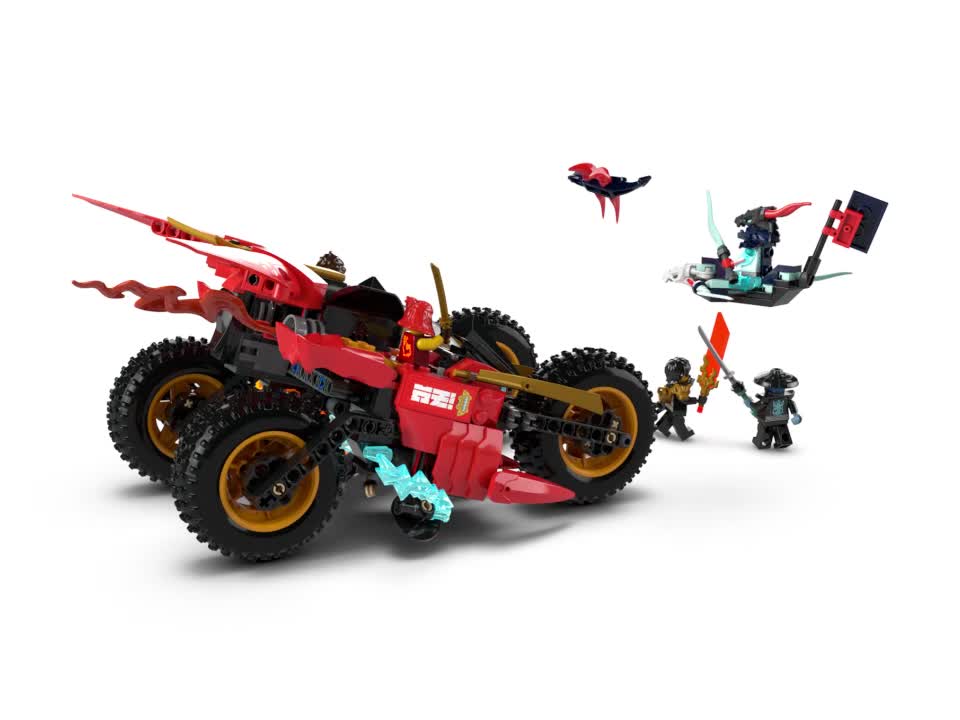 LEGO NINJAGO Ninja-Actionflitzer - 3-in-1-Spielzeug mit 2 Produktbild-Vorschau 7