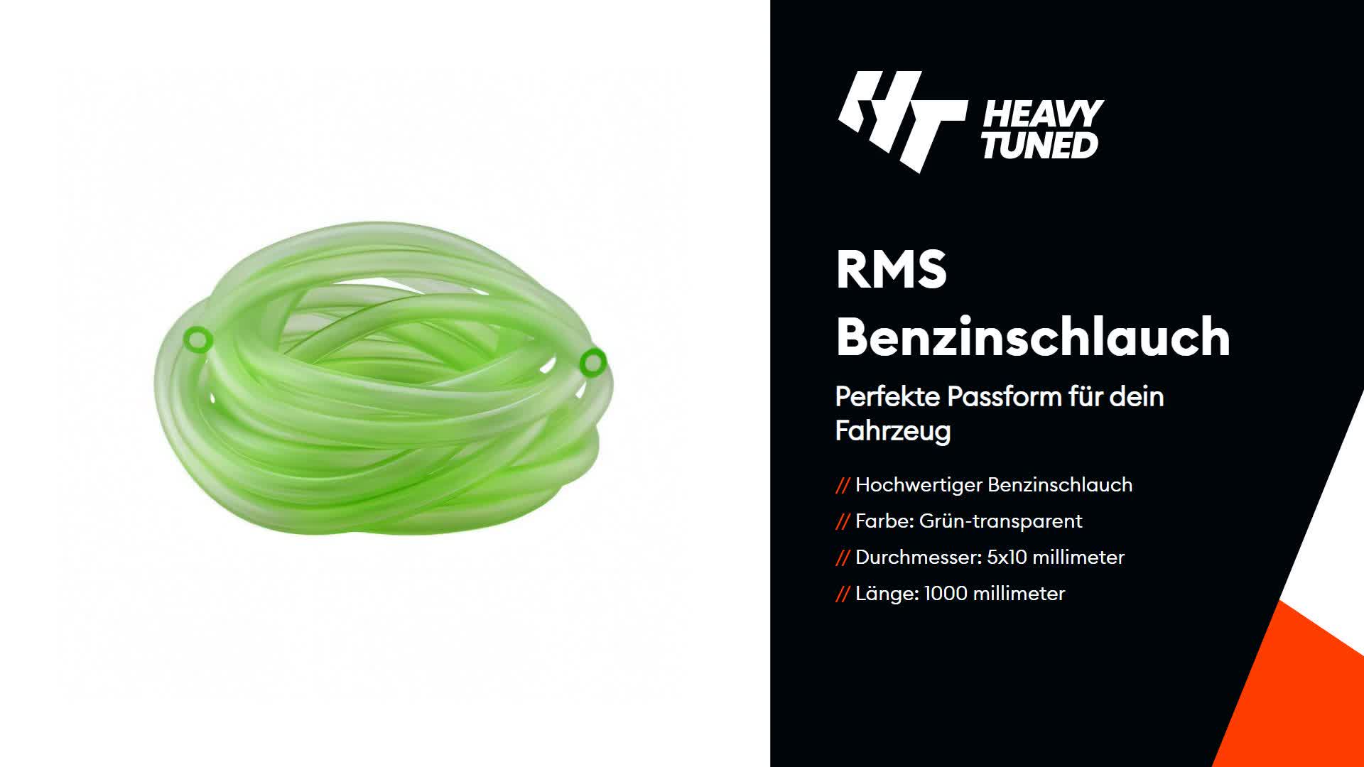 RMS Benzinschlauch Ø 5x10 mm L: 5 m RMS für Piaggio Roller Produktbild-Vorschau 2