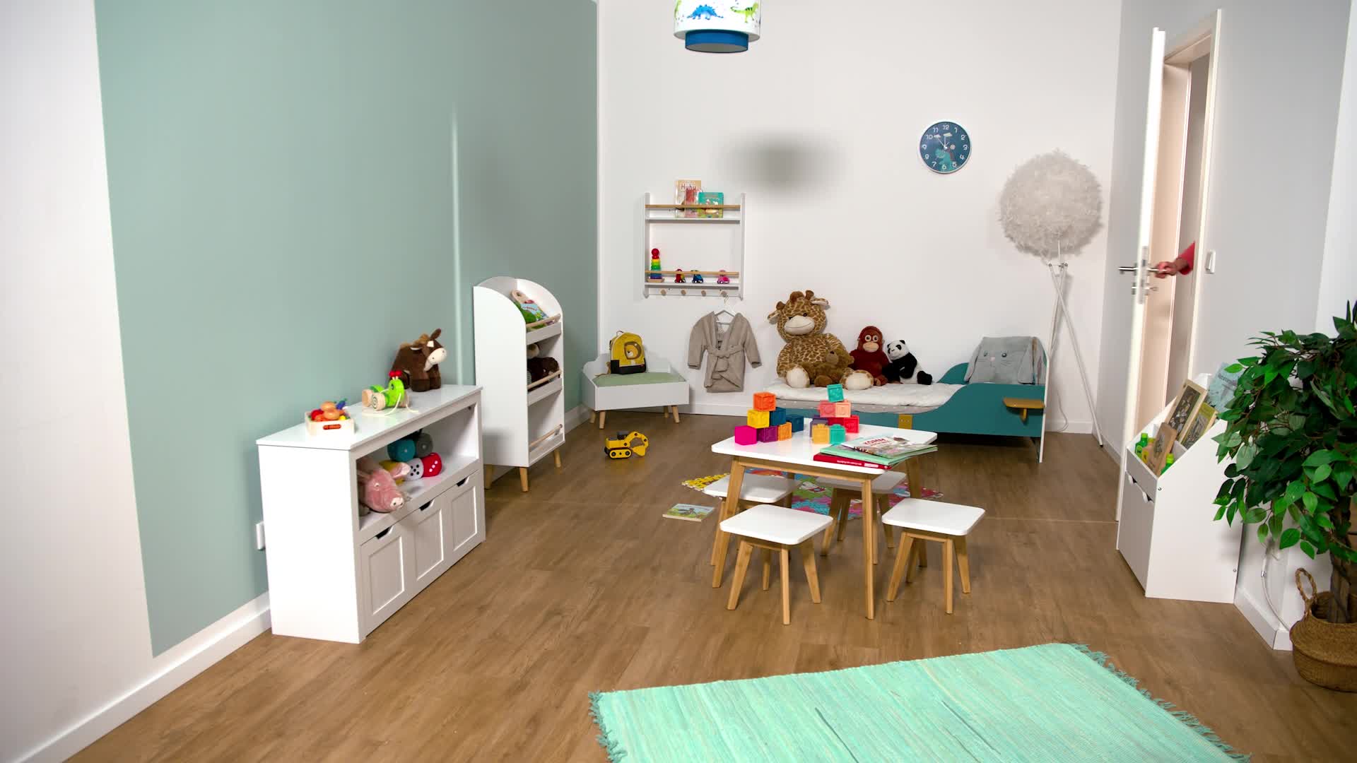 Relaxdays Bücherregal Kinder, HBT: 95,5x50x24 cm, 3 offene Produktbild-Vorschau 7