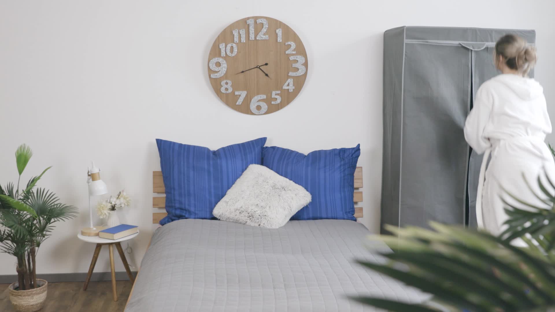Relaxdays Stoffschrank, mit Kleiderstange & 6 Fächern, Produktbild-Vorschau 7