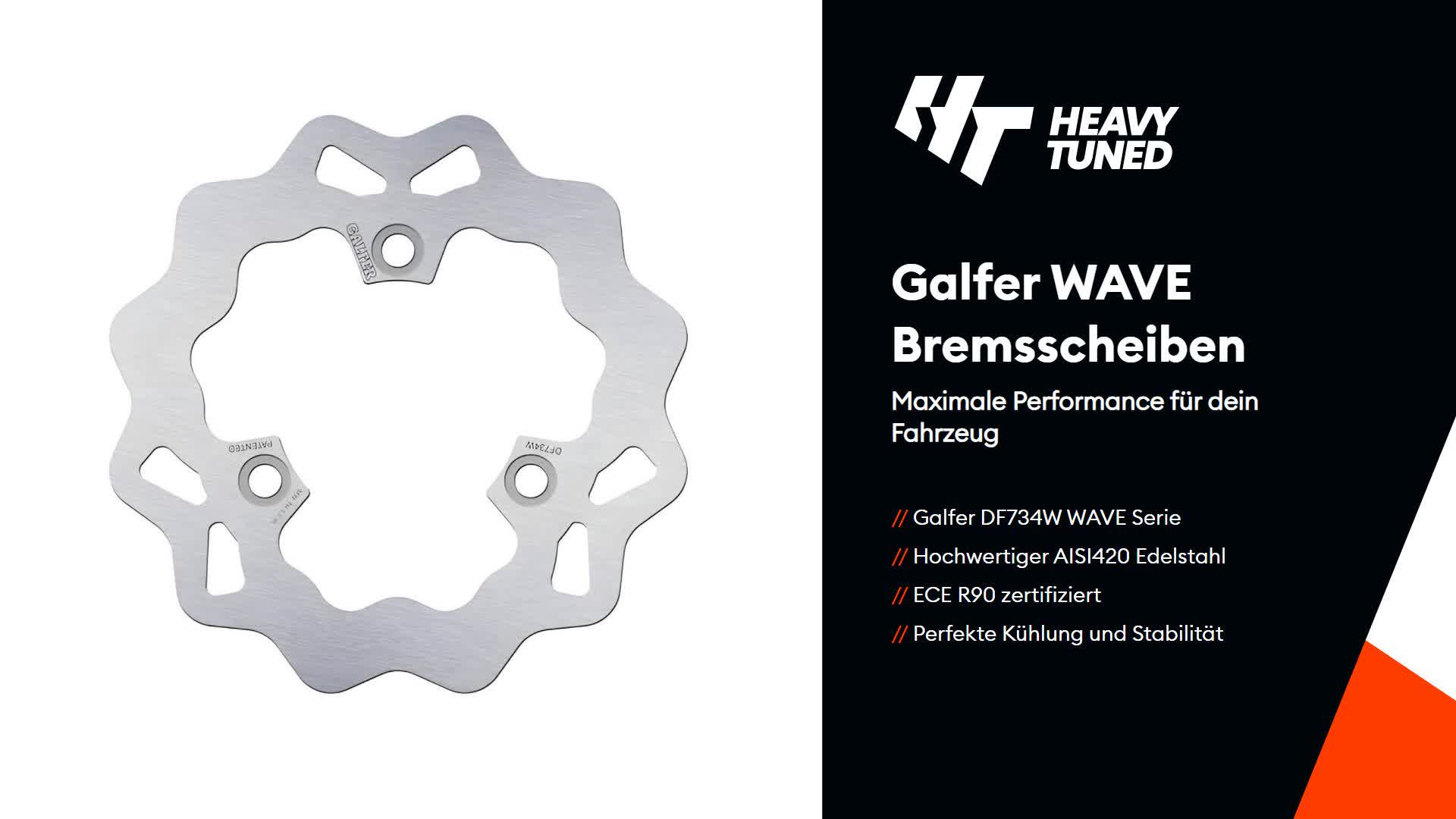 Galfer Scheibe (df734w) Starr Wave (kba) -al- Produktbild-Vorschau 4