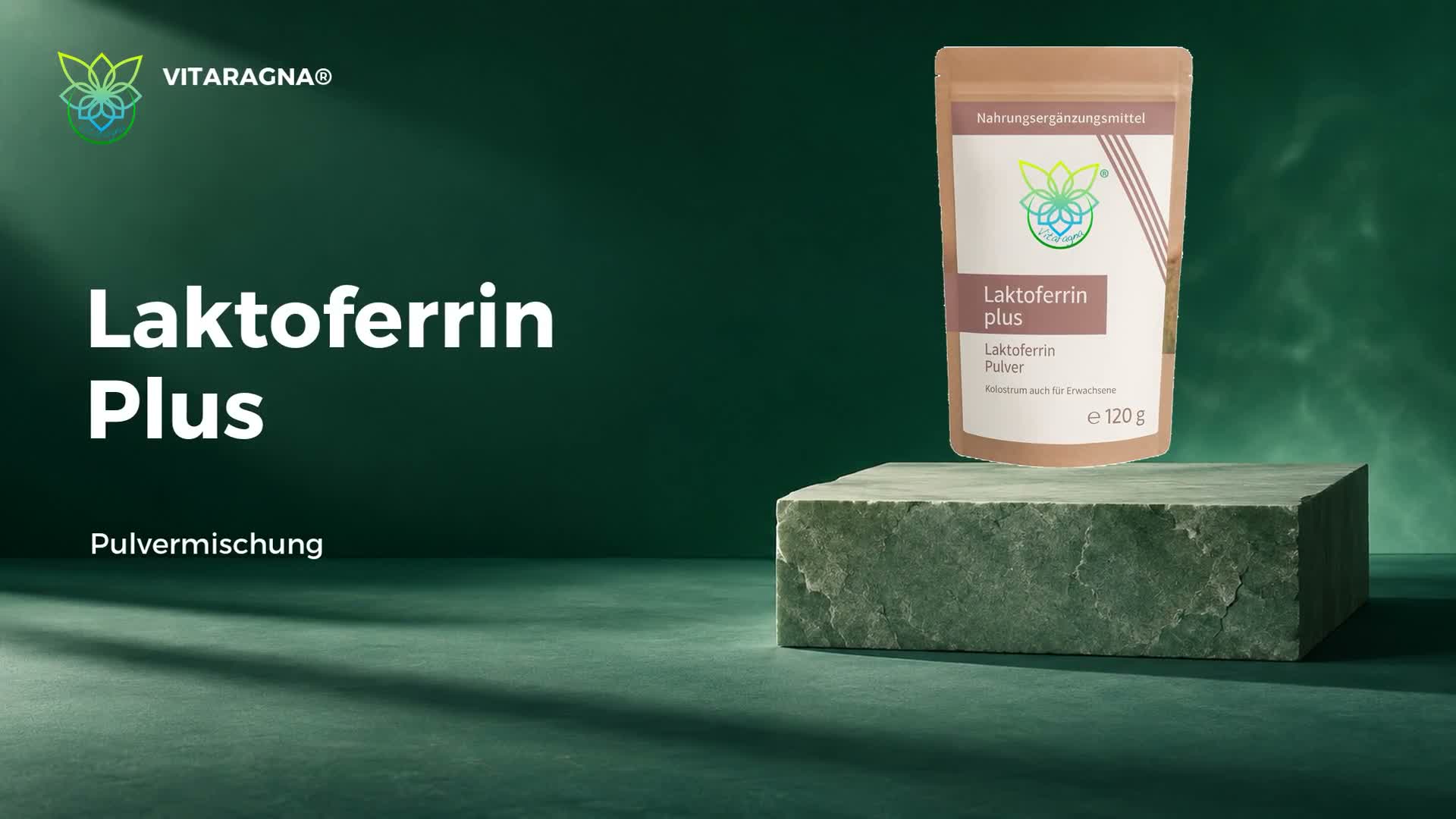 VITARAGNA Laktoferrin Plus Pulver 120 g mit Glycin und Produktbild-Vorschau 7