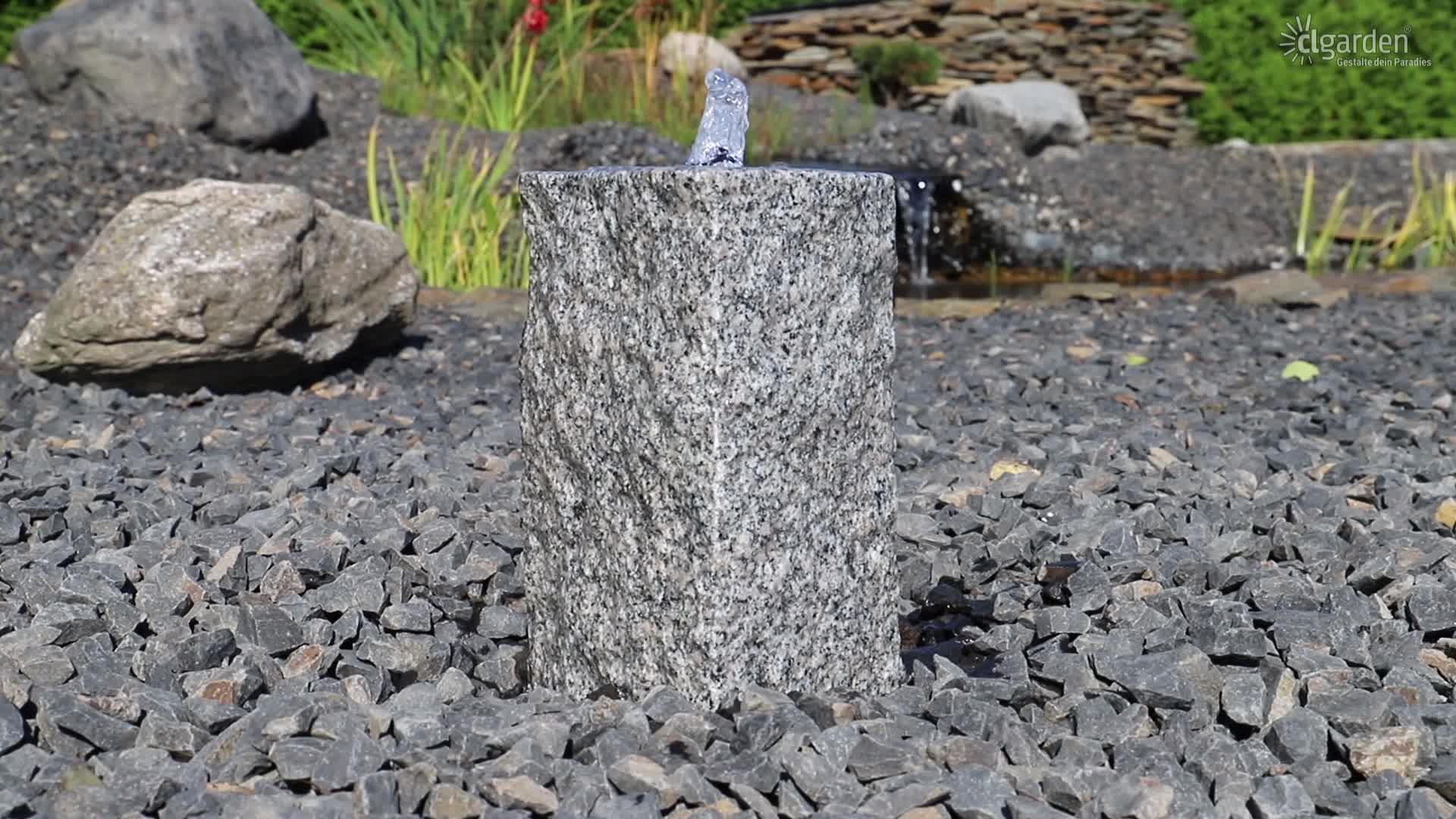 CLGarden Quellstein Brunnen GS30 klein für Garten Set Produktbild-Vorschau 7