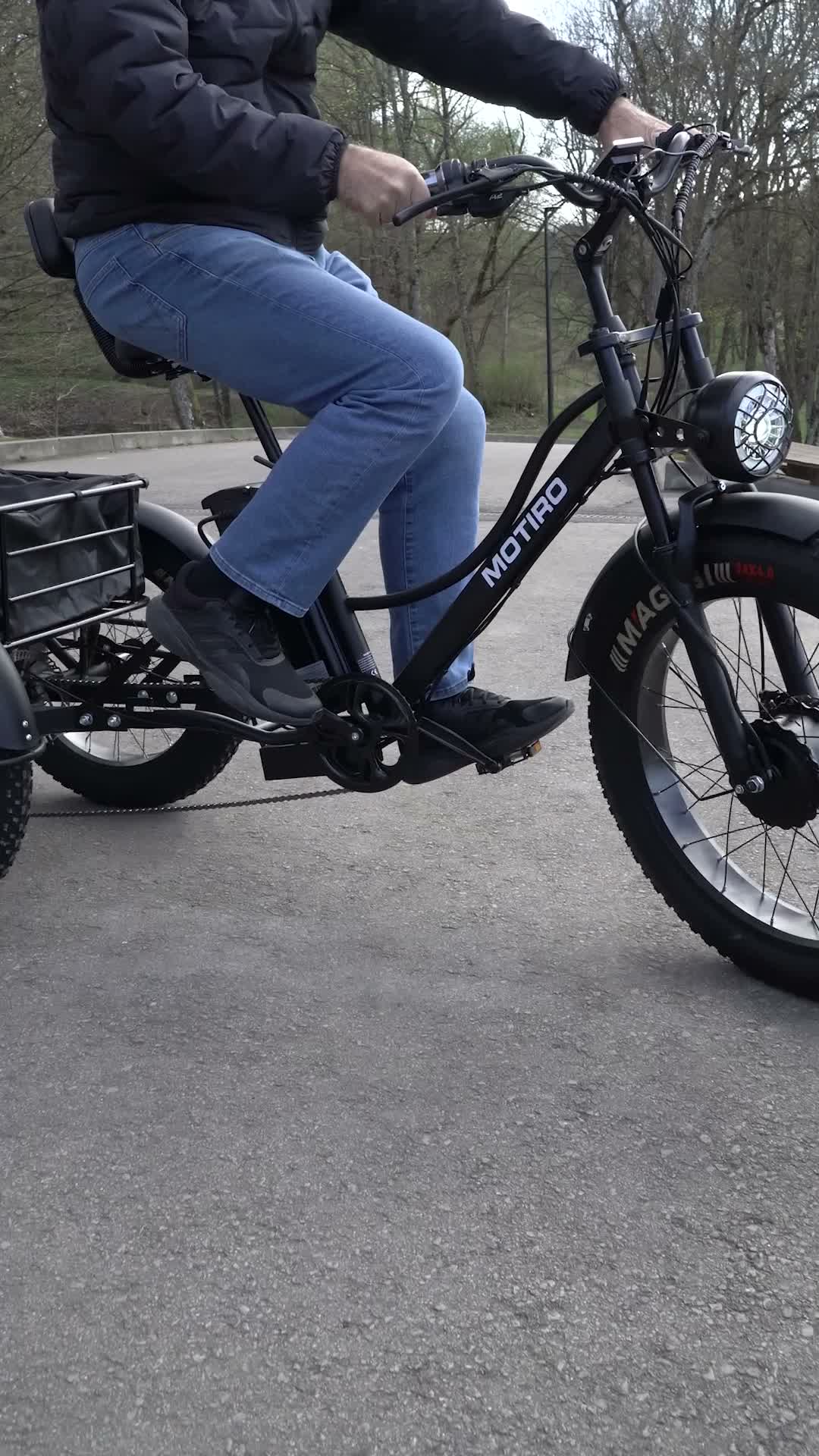 E Dreirad Fat Elektro Dreirad Lastenfahrrad elektrisches Produktbild-Vorschau 7