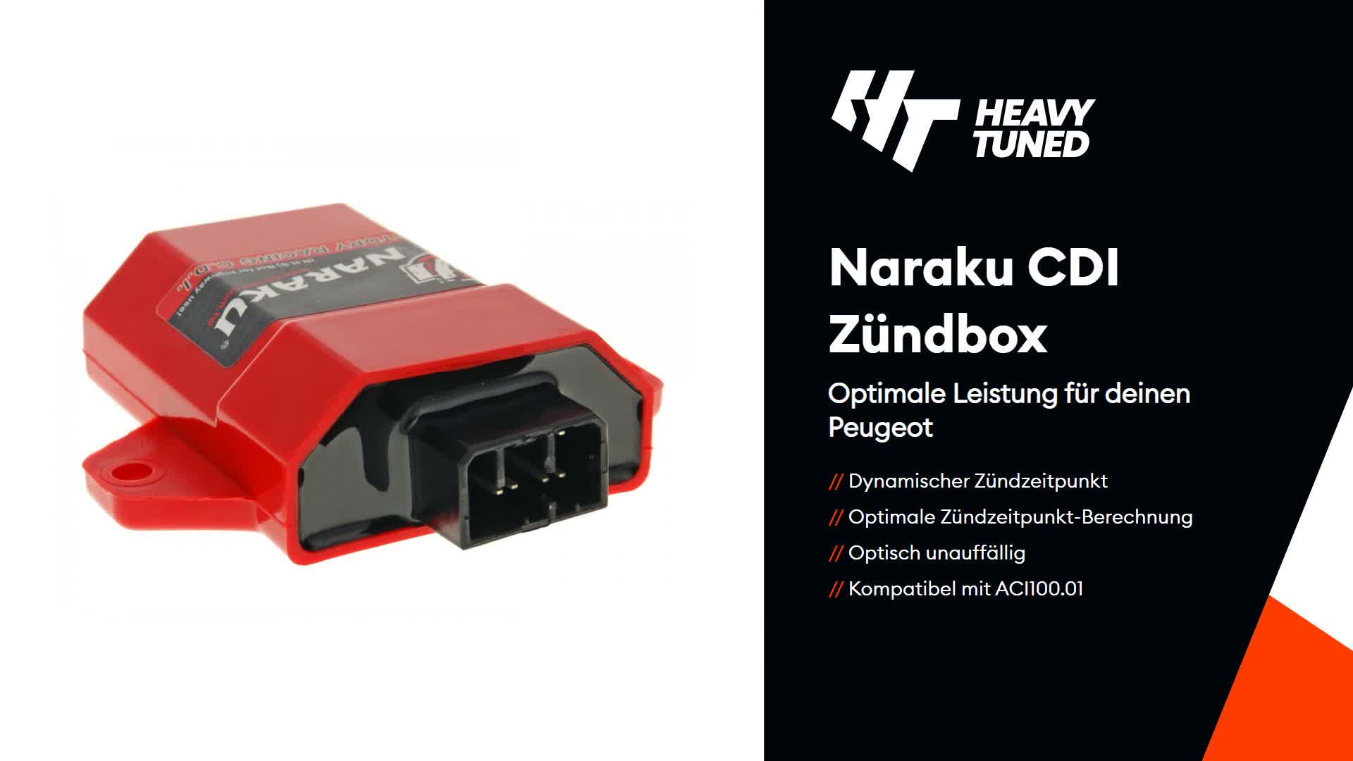 Naraku CDI Zündbox kompatibel mit Peugeot mit Wegfahrsperre Produktbild-Vorschau 3