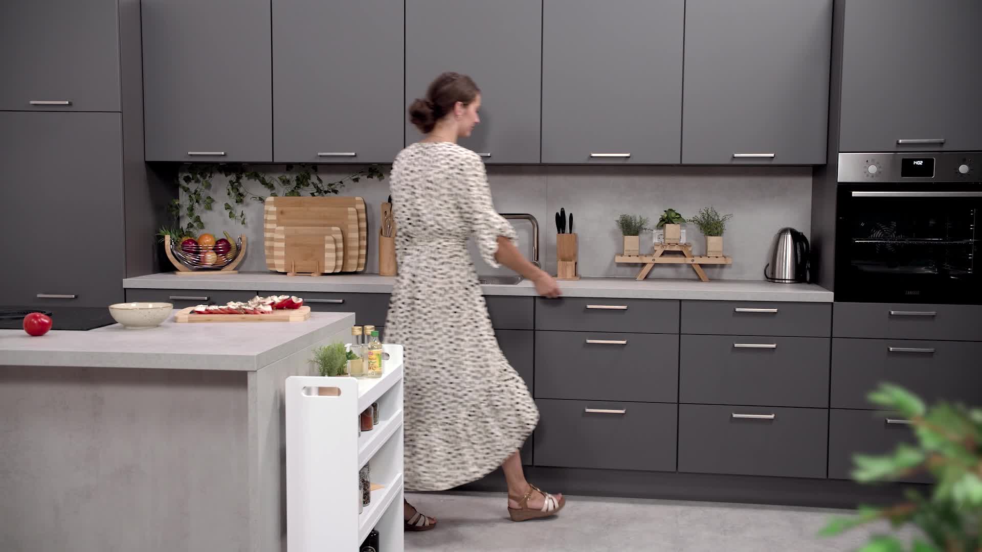 Relaxdays Gewürzregal für Schublade 2er Set, 3 Fächer, HBT: Produktbild-Vorschau 7