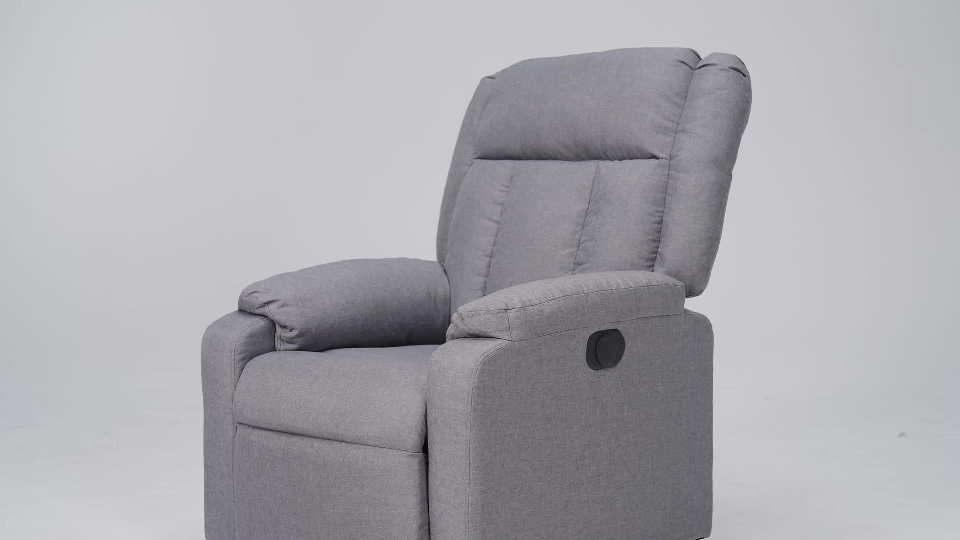 vidaXL Relaxsessel Dunkelbraun Stoff Produktbild-Vorschau 7