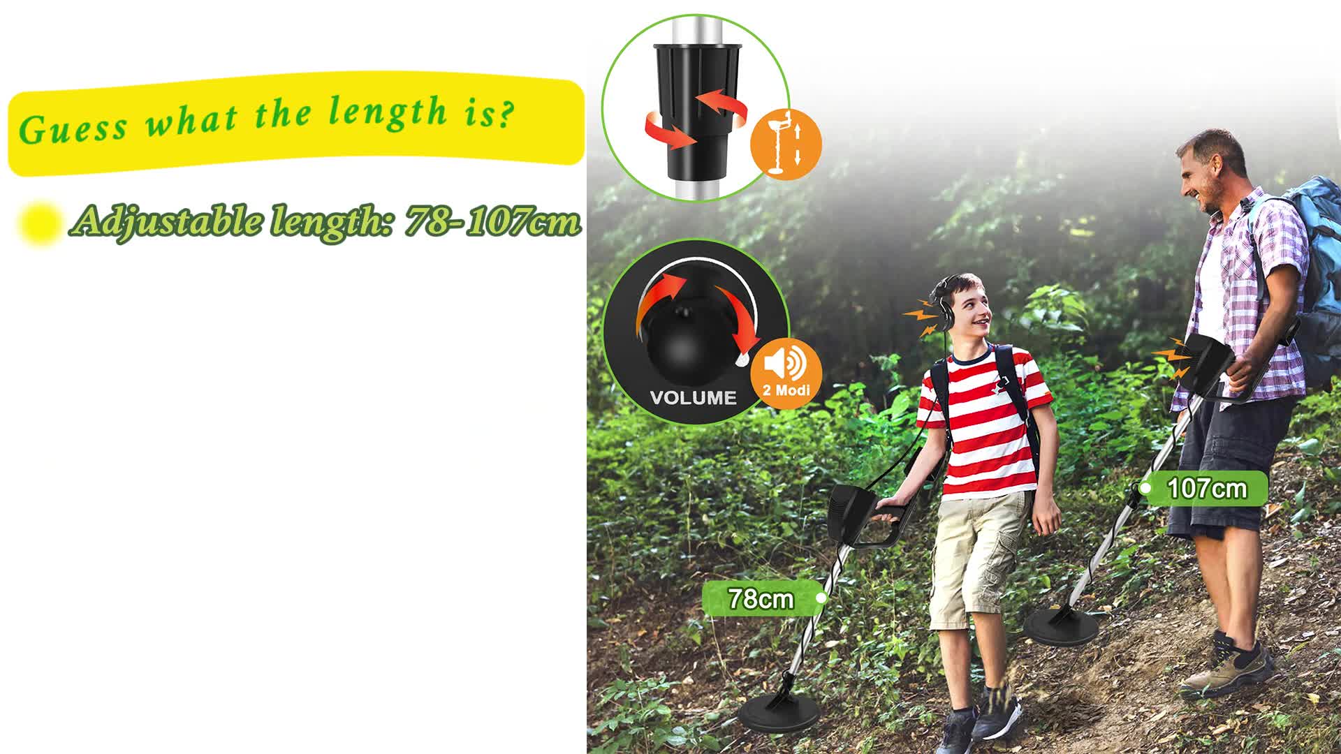 LZQ Metalldetektor für Kinder, Leichter Metalldetektoren Produktbild-Vorschau 7