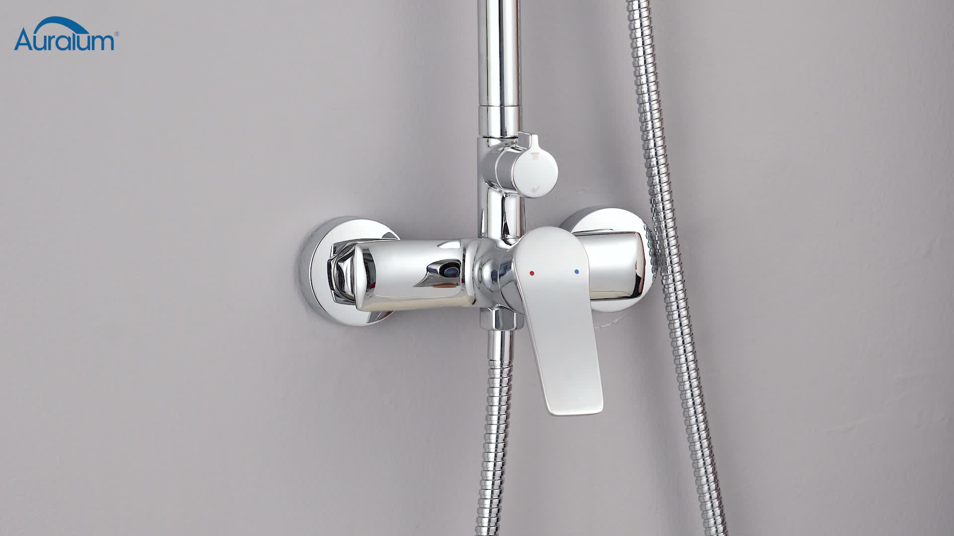 Auralum Duscharmatur Komplettset, Regendusche mit Produktbild-Vorschau 7