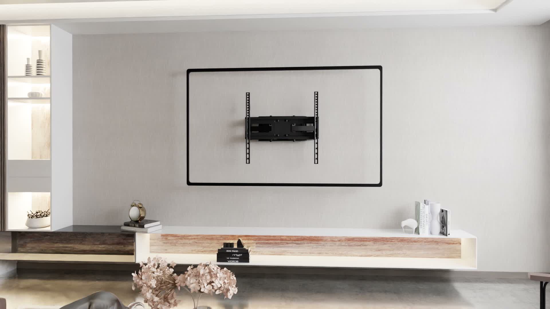 TV Halterung 32-75'' 50kg einstellbar max VESA 400x400 Produktbild-Vorschau 7