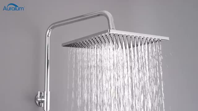 Auralum Messing Brausegarnitur Duschset Regendusche Produktbild-Vorschau 7