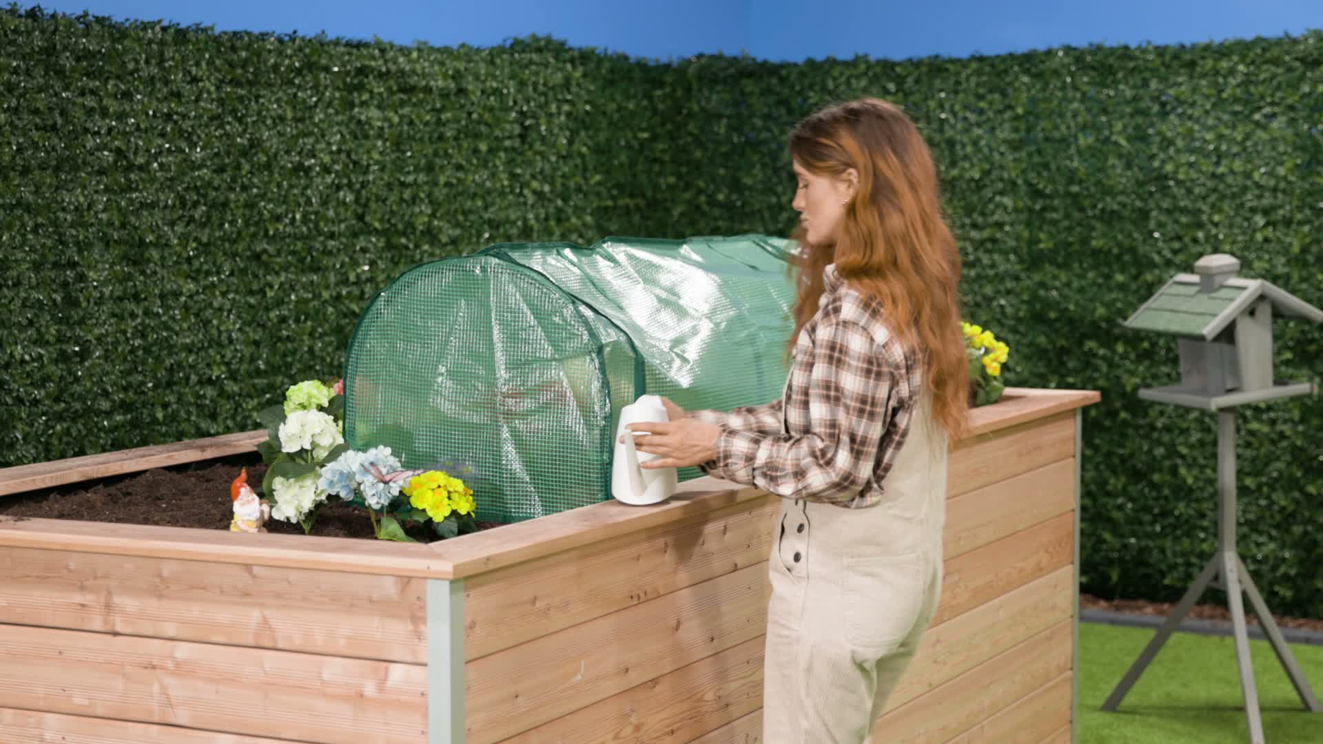 Relaxdays Frühbeet, HxBxT: 50 x 128 x 60 cm, PE-Folie, Produktbild-Vorschau 7