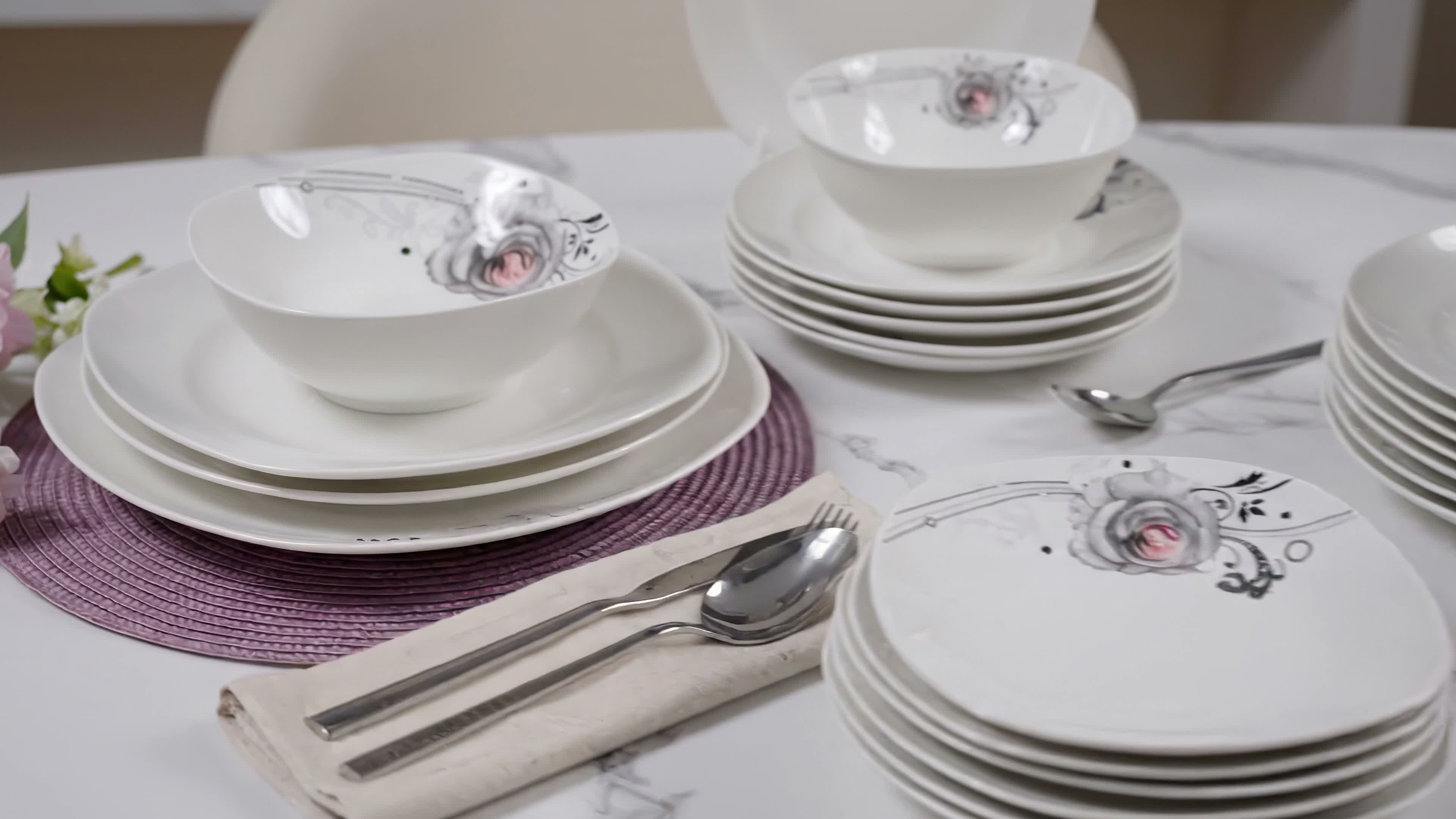 PRIMA DECO Tafelservice 18-teilig für 6 Personen – Produktbild-Vorschau 7
