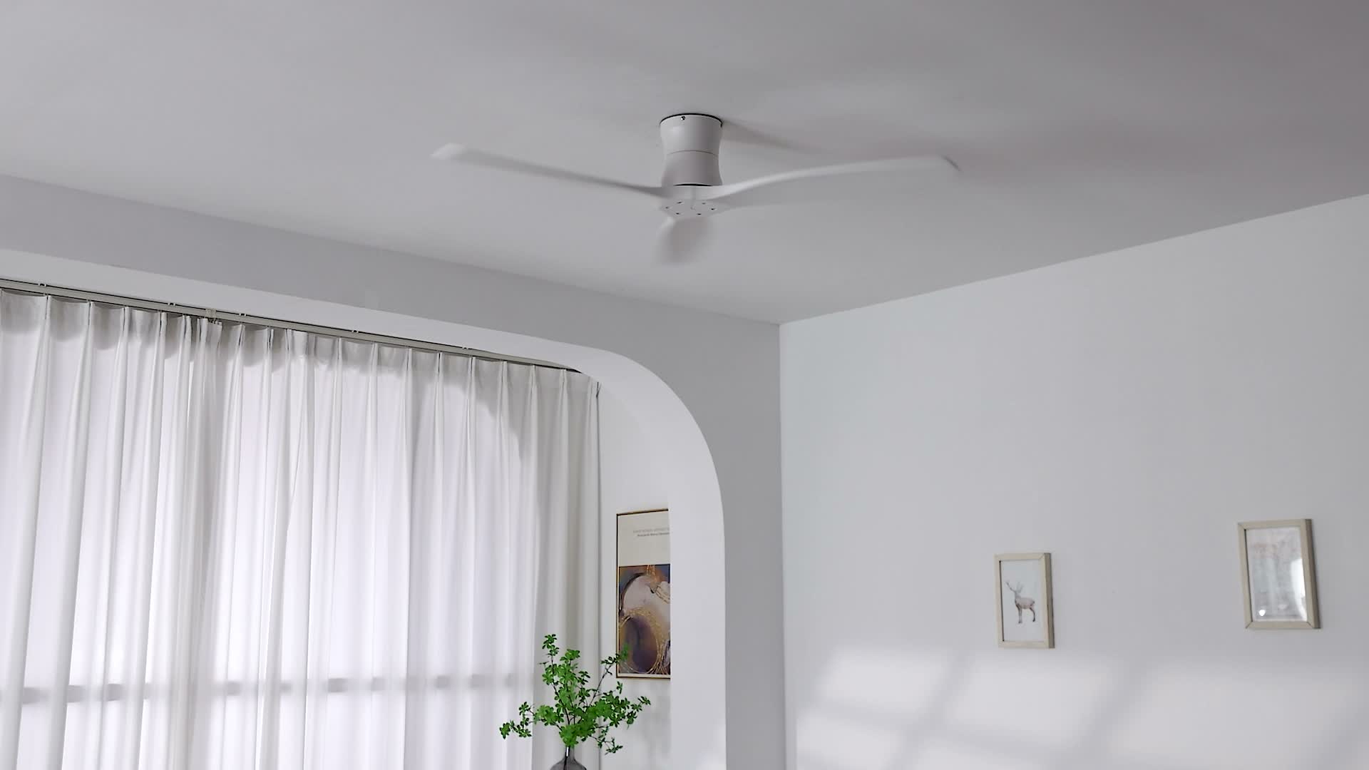 Sofucor Deckenventilator, 132 cm, Massivholz, ohne Leuchte Produktbild-Vorschau 7