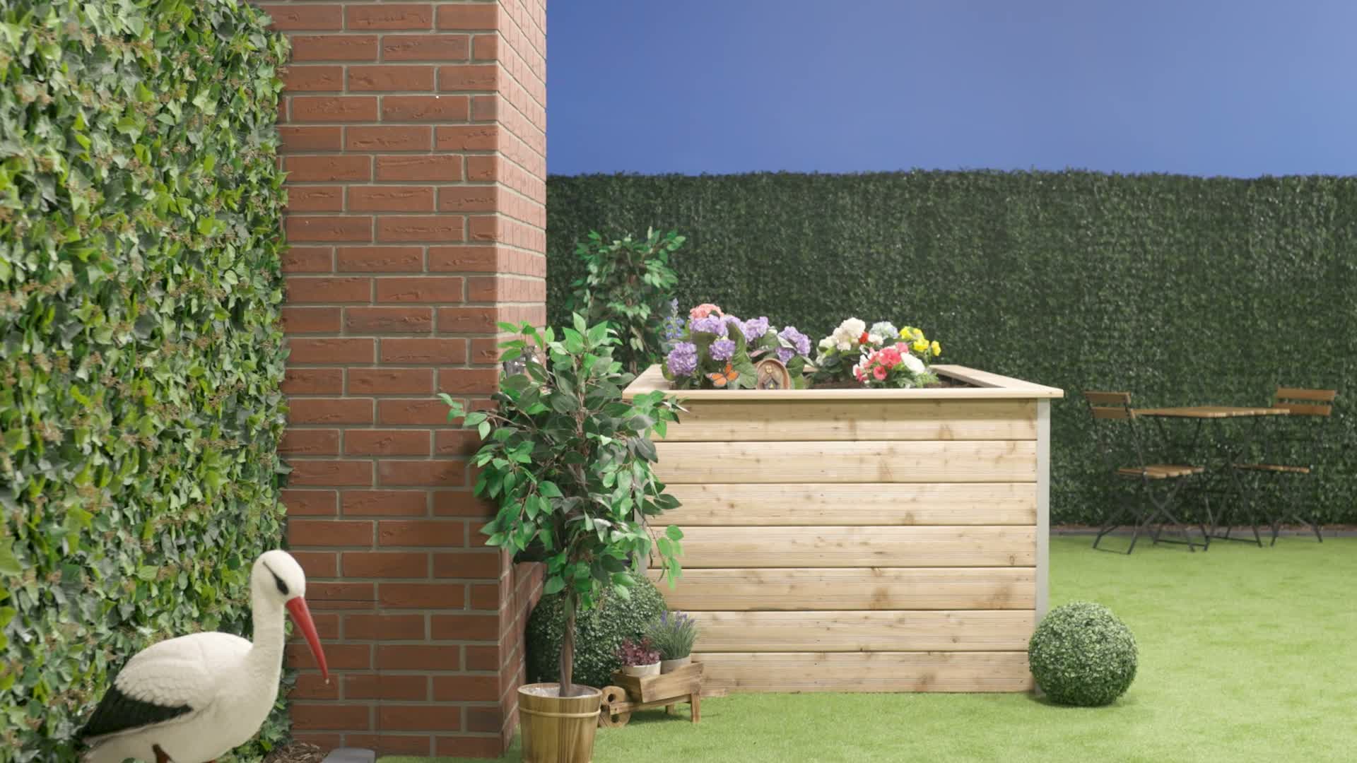 Relaxdays Zwerg mit Fenster, wetterfeste Gartendeko, Produktbild-Vorschau 7