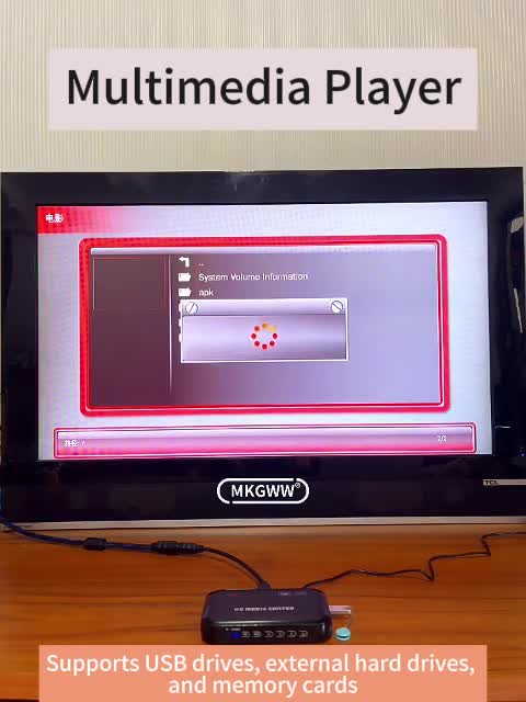 A28C USB Multimedia TV Media Player – 1080p Full HD | HDMI Produktbild-Vorschau 7