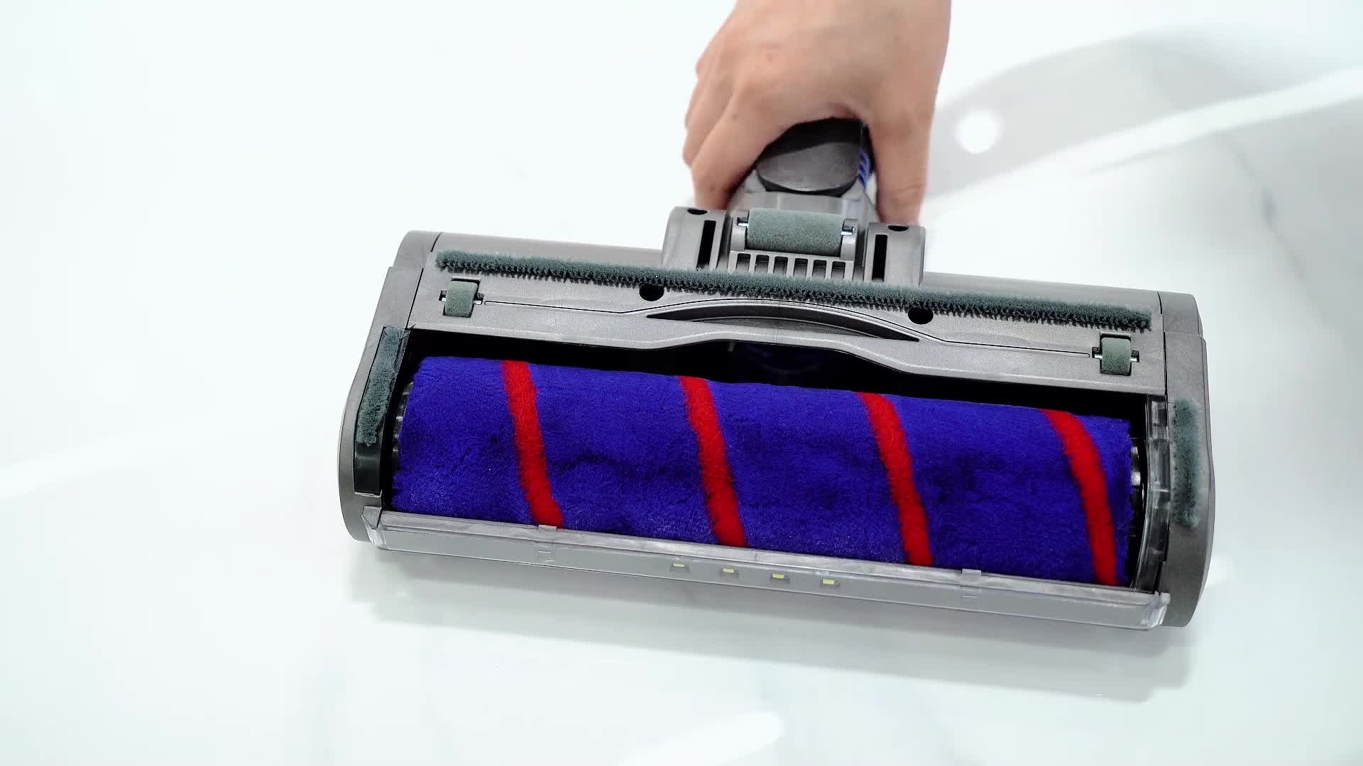 LED Elektro Turbodüse Staubsaugerdüse Softrolle Bürste Produktbild-Vorschau 6