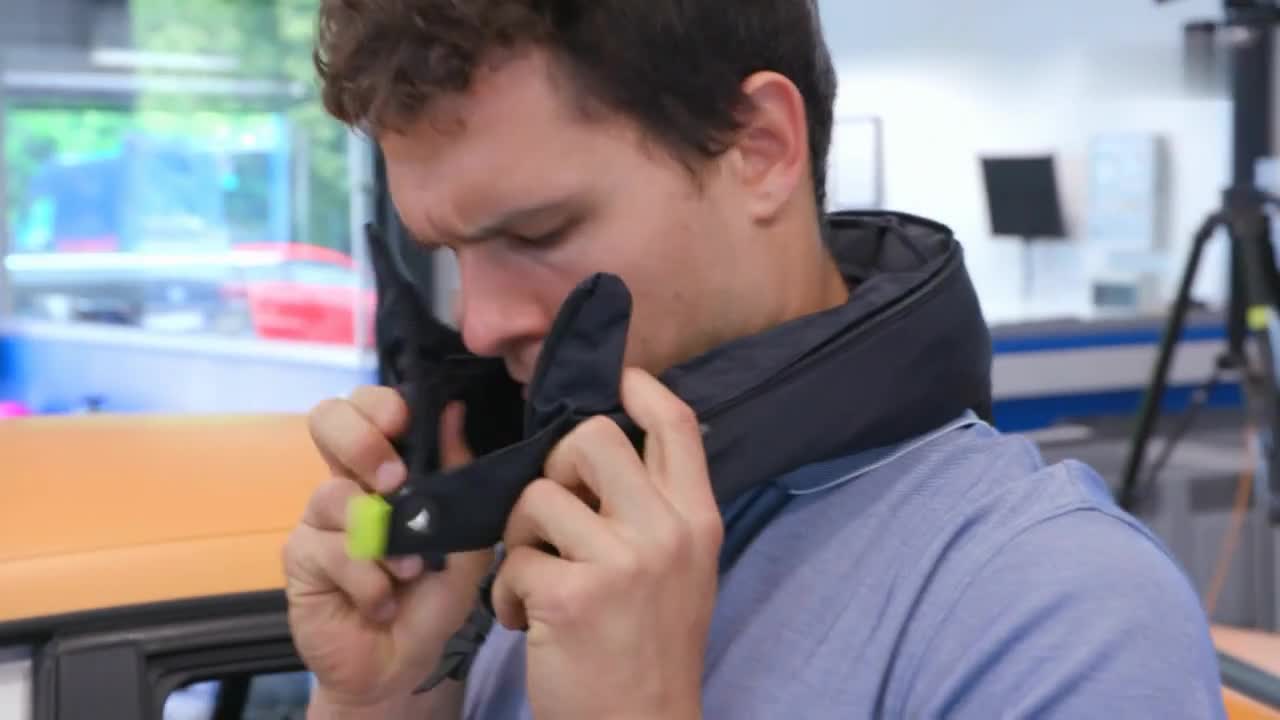 Hövding 3 Helm Airbag Schwarz 52 59 cm Kopf Schutz Aufprall Produktbild-Vorschau 7