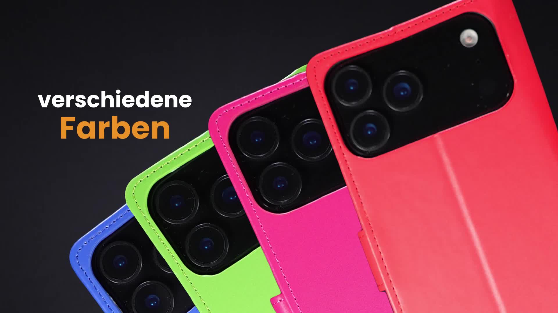 Book Case für iPhone 17 Hülle Flip Cover Handy Tasche Produktbild-Vorschau 7