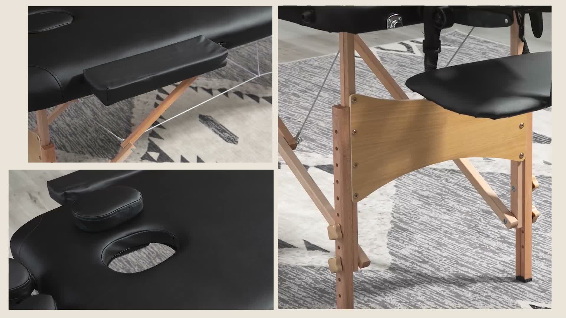 HOMCOM Massageliege, klappbarer Massagetisch mit Produktbild-Vorschau 7