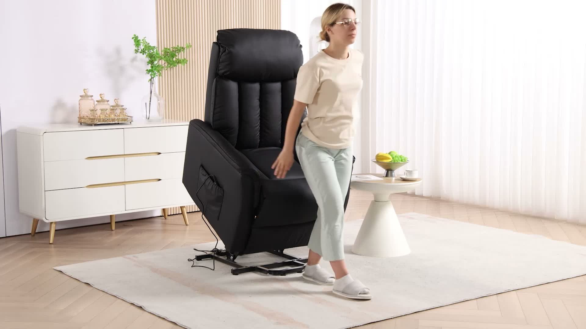HOMCOM Relaxsessel Elektrisch Fernsehsessel mit Produktbild-Vorschau 7