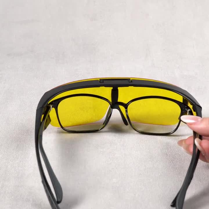 GKA Überzieh Nachtsichtbrille für Autofahrer klappbar Produktbild-Vorschau 7