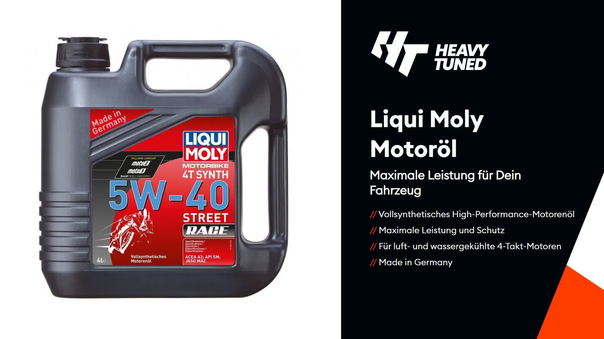 Liqui Moly Motorbike 4T Synth 5W-40 Street Race 4 Liter Produktbild-Vorschau 4
