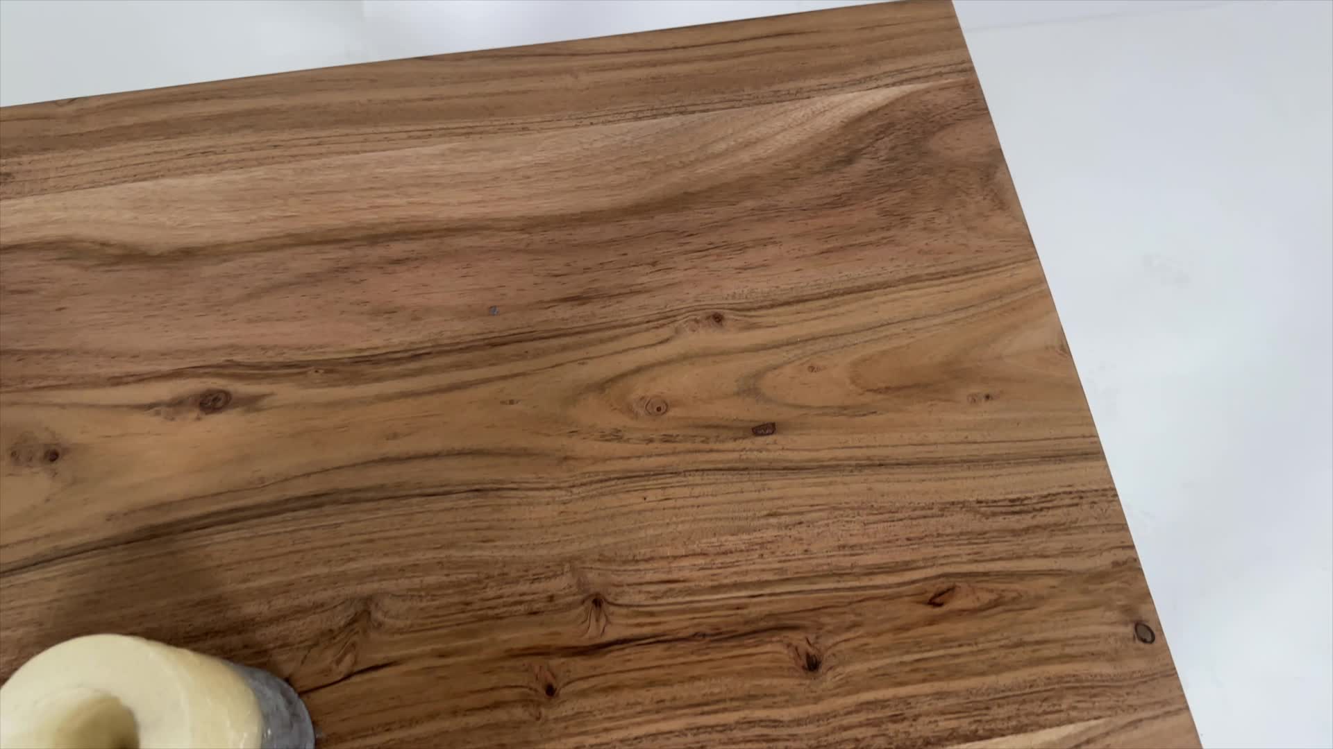 Esstisch Akazie Natur 80 x 80 cm massiv gerade Tischkanten Produktbild-Vorschau 7