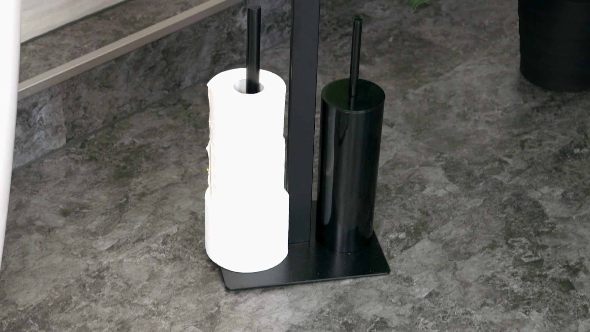 Relaxdays WC Garnitur mit Ablage, modernes Design, Produktbild-Vorschau 7